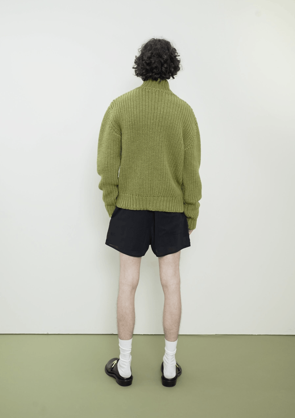 Namacheko NWT SS25 Evan Zip Cardigan in Olive Virgin Wool Size US L / EU 52-54 / 3 - 2 Thumbnail