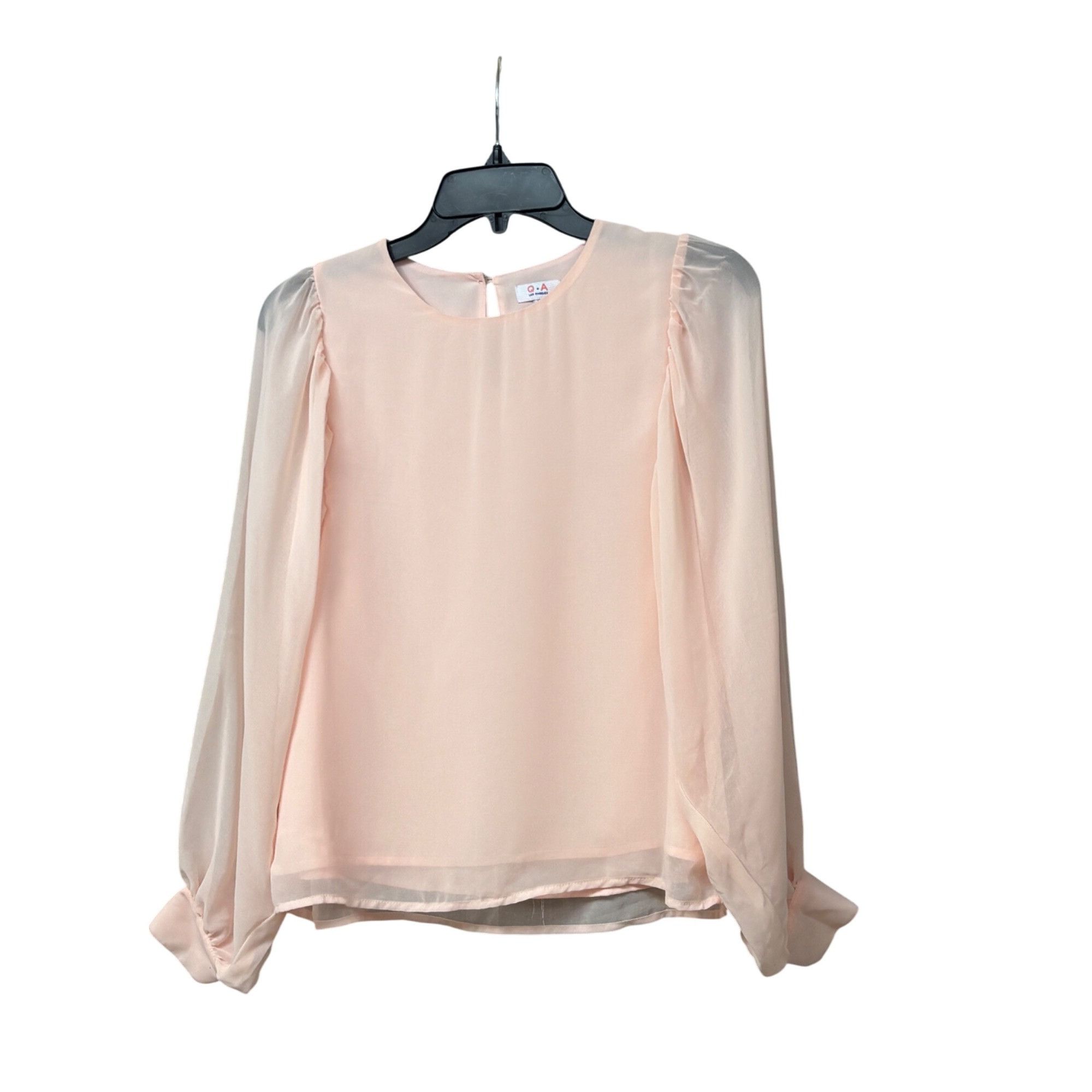 Other Q & A Volume Sleeve Blouse, Pale Pink, XS Size XS / US 0-2 / IT 36-38 - 11 Thumbnail