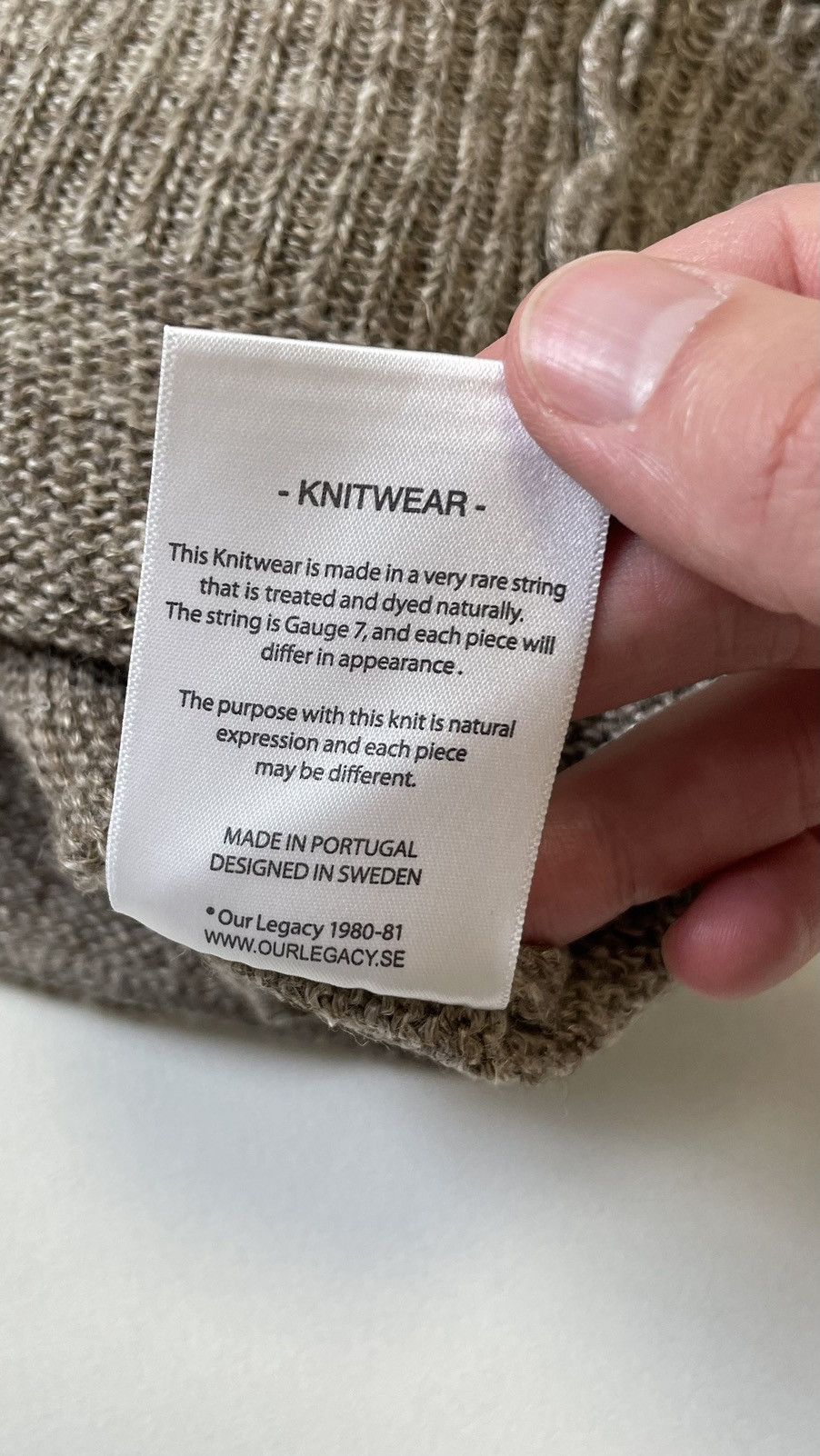 Our Legacy Late 2000s Marl Linen Cardigan Size US M / EU 48-50 / 2 - 10 Thumbnail