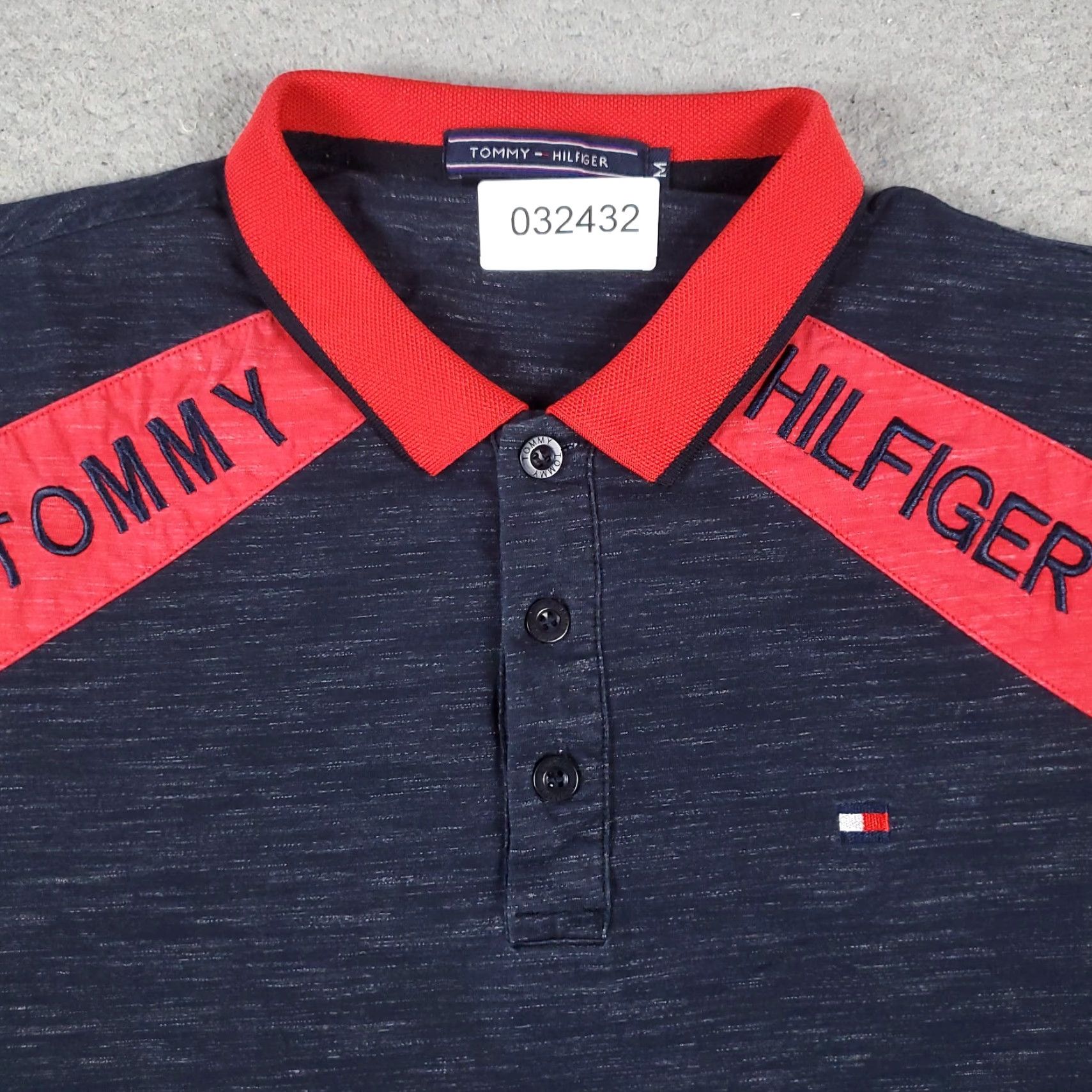 Tommy Hilfiger Tommy Hilfiger Polo Shirt Mens Medium Blue Casual Short Sleeve Regular Fit Size US M / EU 48-50 / 2 - 2 Thumbnail
