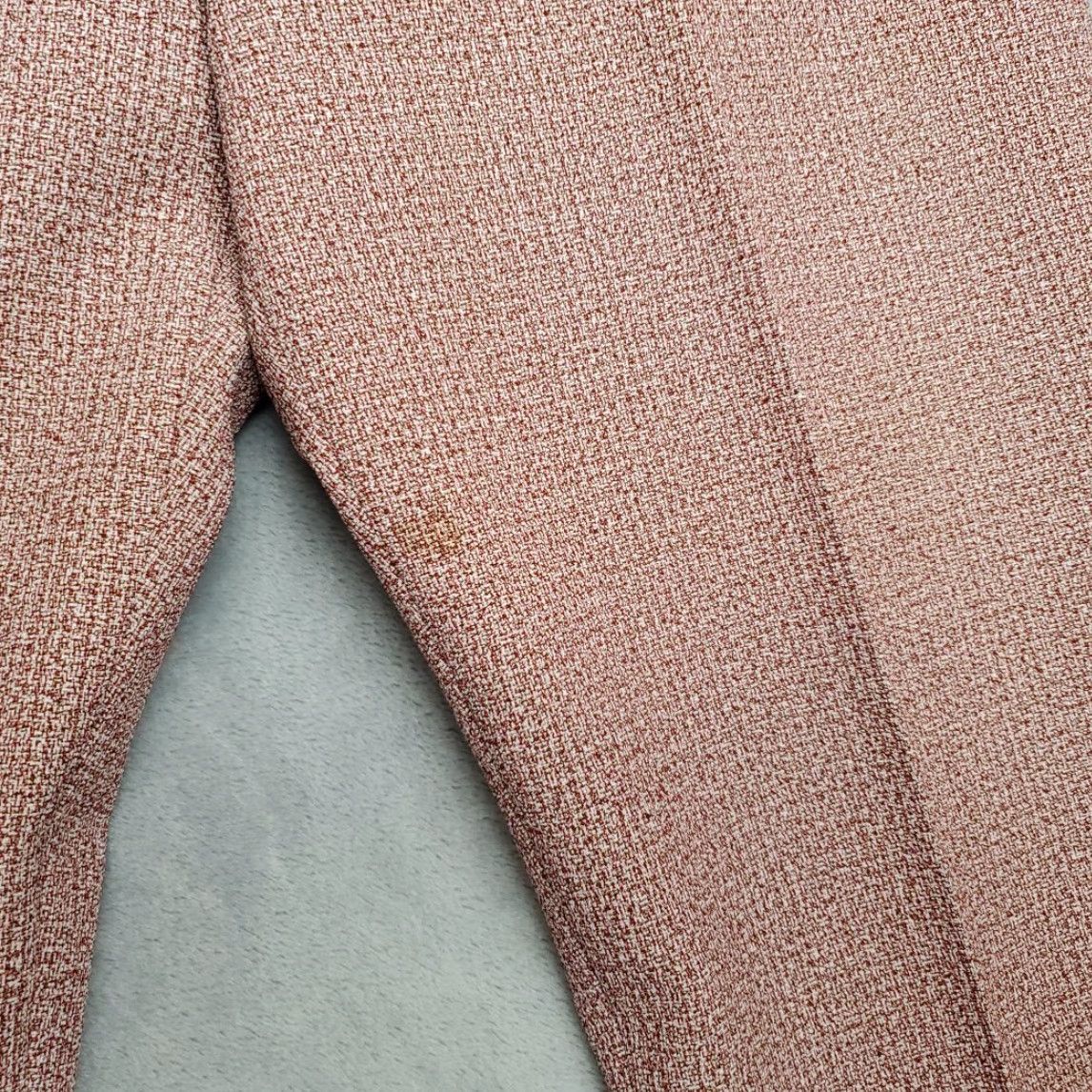 Vintage VINTAGE Well Worth Pants Mens 34x30 Red Western Sport Suit Slacks 70s Mod Trousers Size 34R - 4 Thumbnail