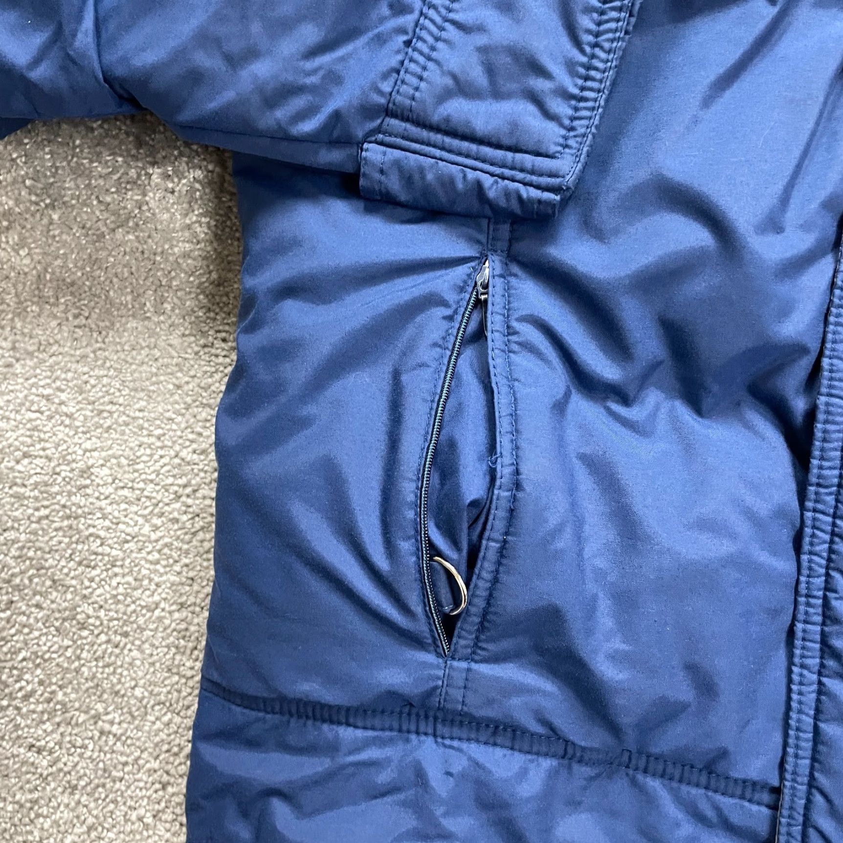 Vintage Powergear Outdoor Puffer Jacket Mens M Blue Full Zip Down Adventure Hiking Jacket Size US M / EU 48-50 / 2 - 5 Thumbnail