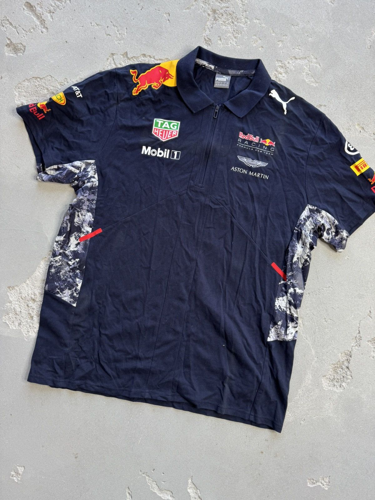 Formula 1 × Red Bull Vintage Red Bull Racing Aston Martin Puma Formula 1 T-shirt Size US XXL / EU 58 / 5 - 3 Thumbnail
