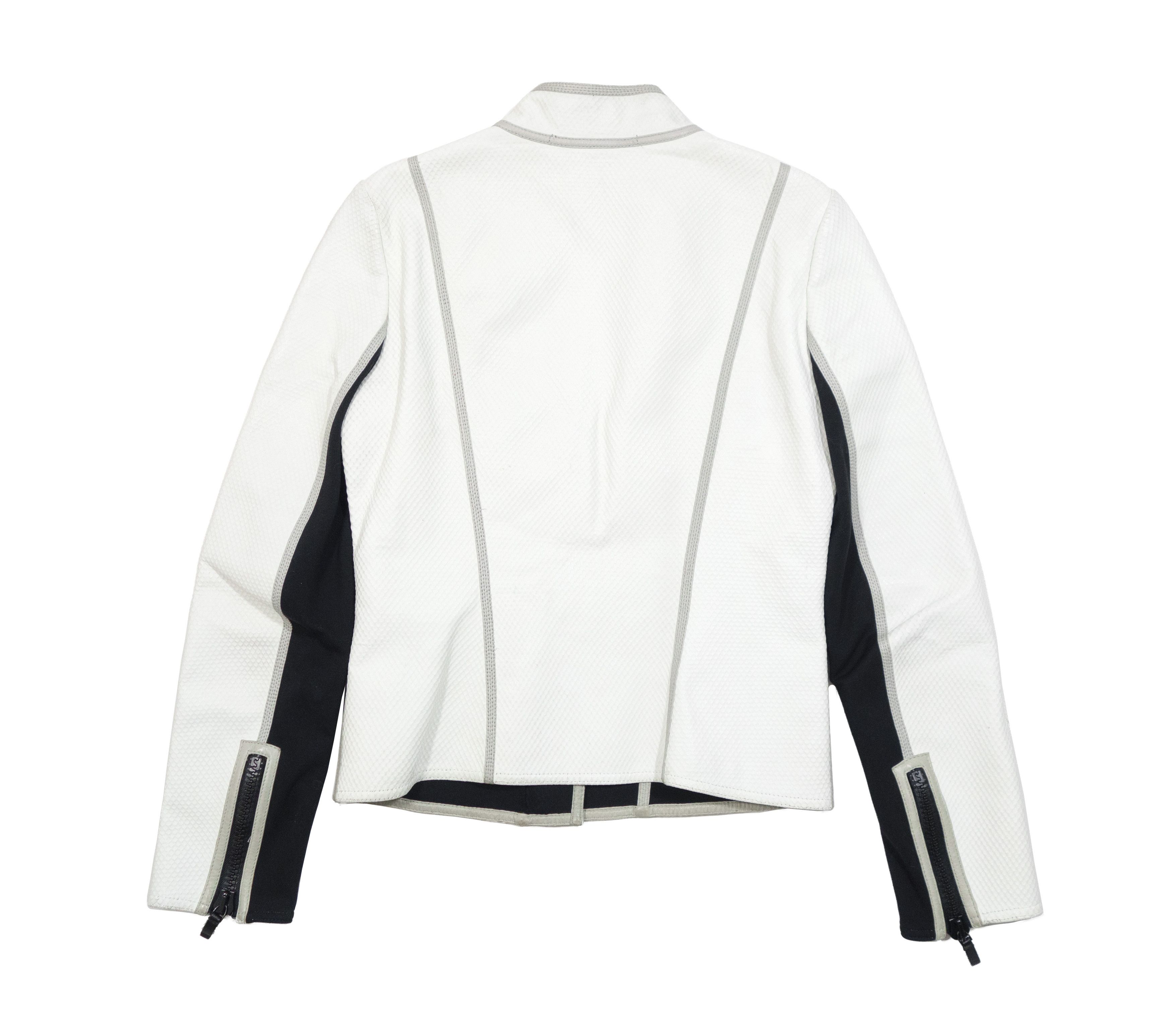 Gucci Runway Resort 2010 Embossed Leather Biker Moto Jacket Size S / US 4 / IT 40 - 3 Thumbnail