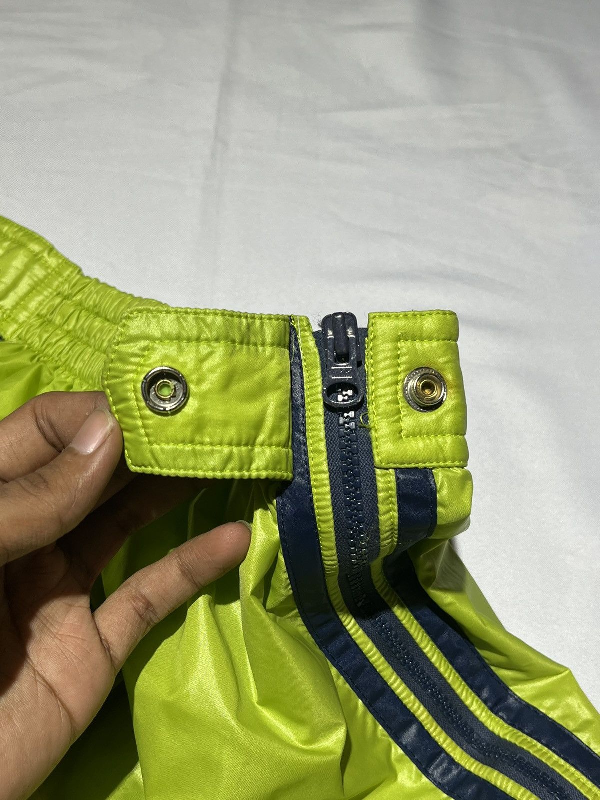 Adidas × Vintage Vintage Adidas Side Zipper Up Green Track Pant Size US 26 / EU 42 - 10 Thumbnail