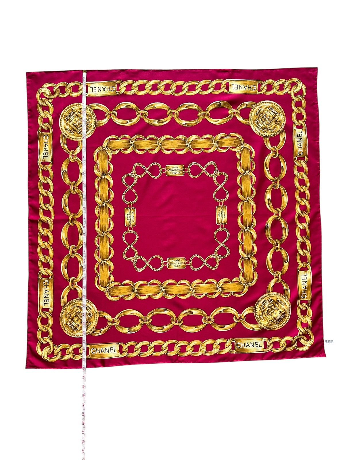 Chanel Vintage Chanel Silk Scarf Size ONE SIZE - 22 Thumbnail
