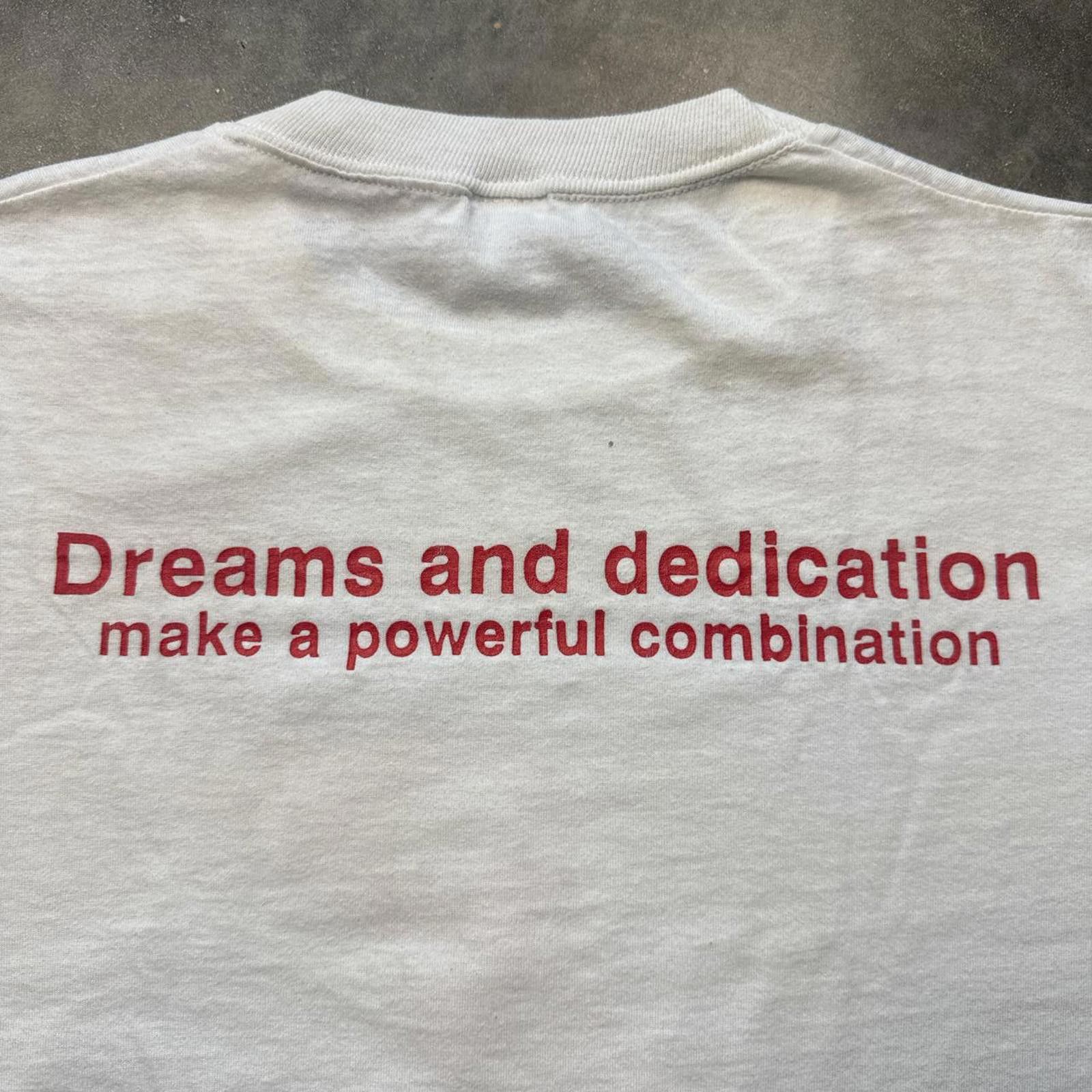 Other Dreams & Dedication Make A Powerful Combination 90's T-Shirt Size US XL / EU 56 / 4 - 4 Thumbnail