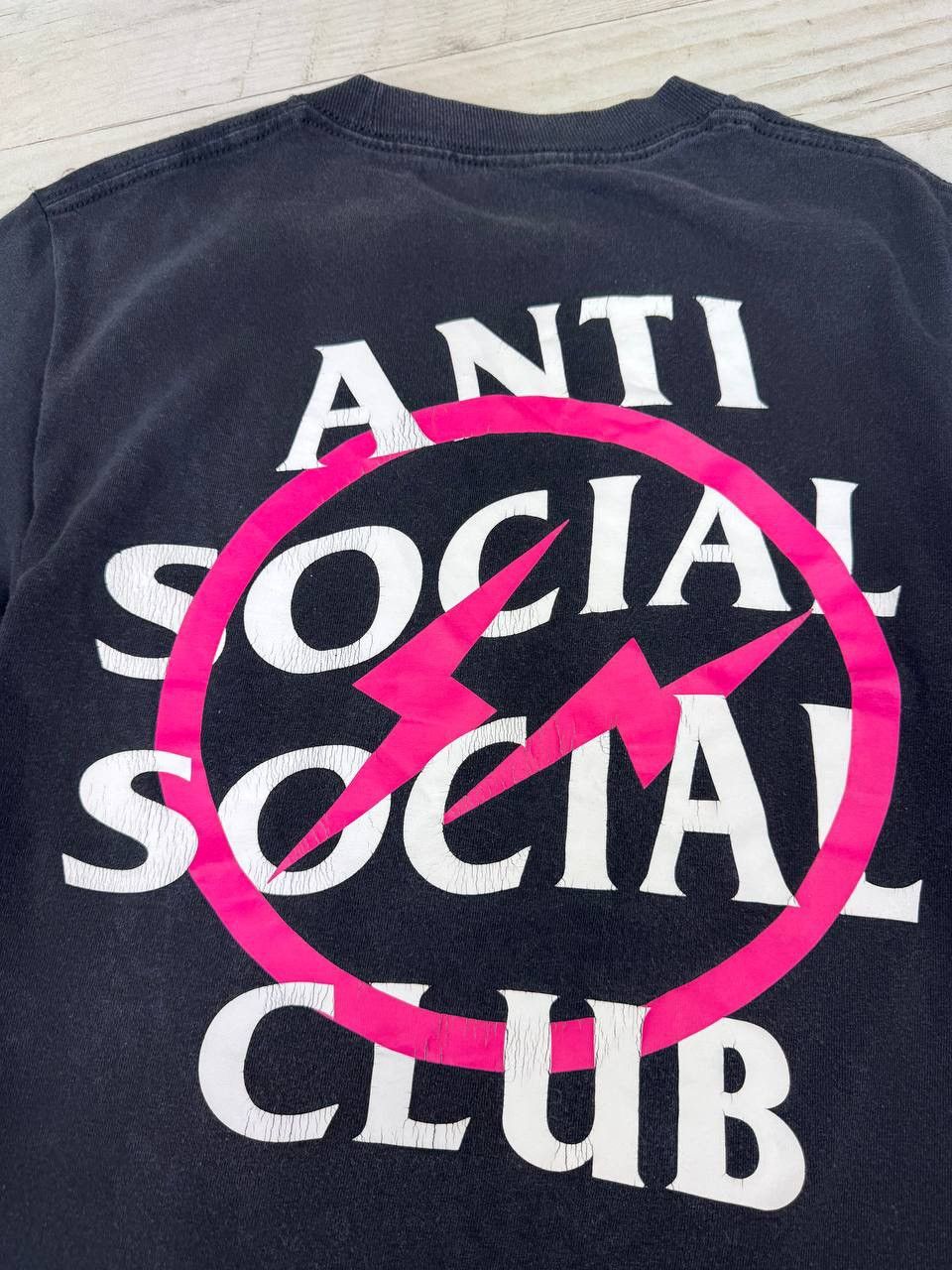 Anti Social Social Club Anti Social Social Club x Fragment Pink Bolt T Shirt Tee Size US S / EU 44-46 / 1 - 11 Thumbnail