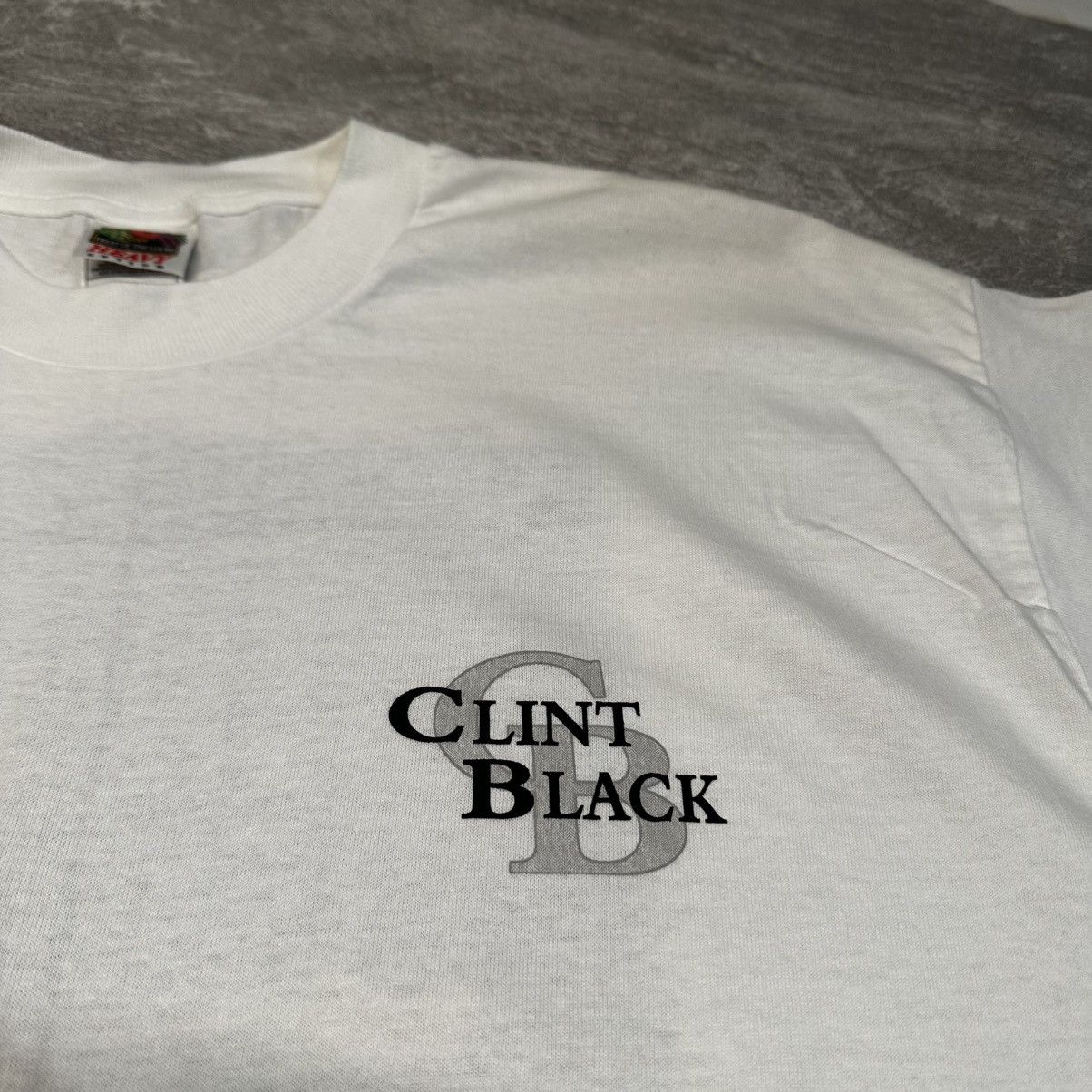 Band Tees × Vintage Vintage 90s Clint Black Tour Concert Cowboy Country Shirt Size US XL / EU 56 / 4 - 7 Thumbnail