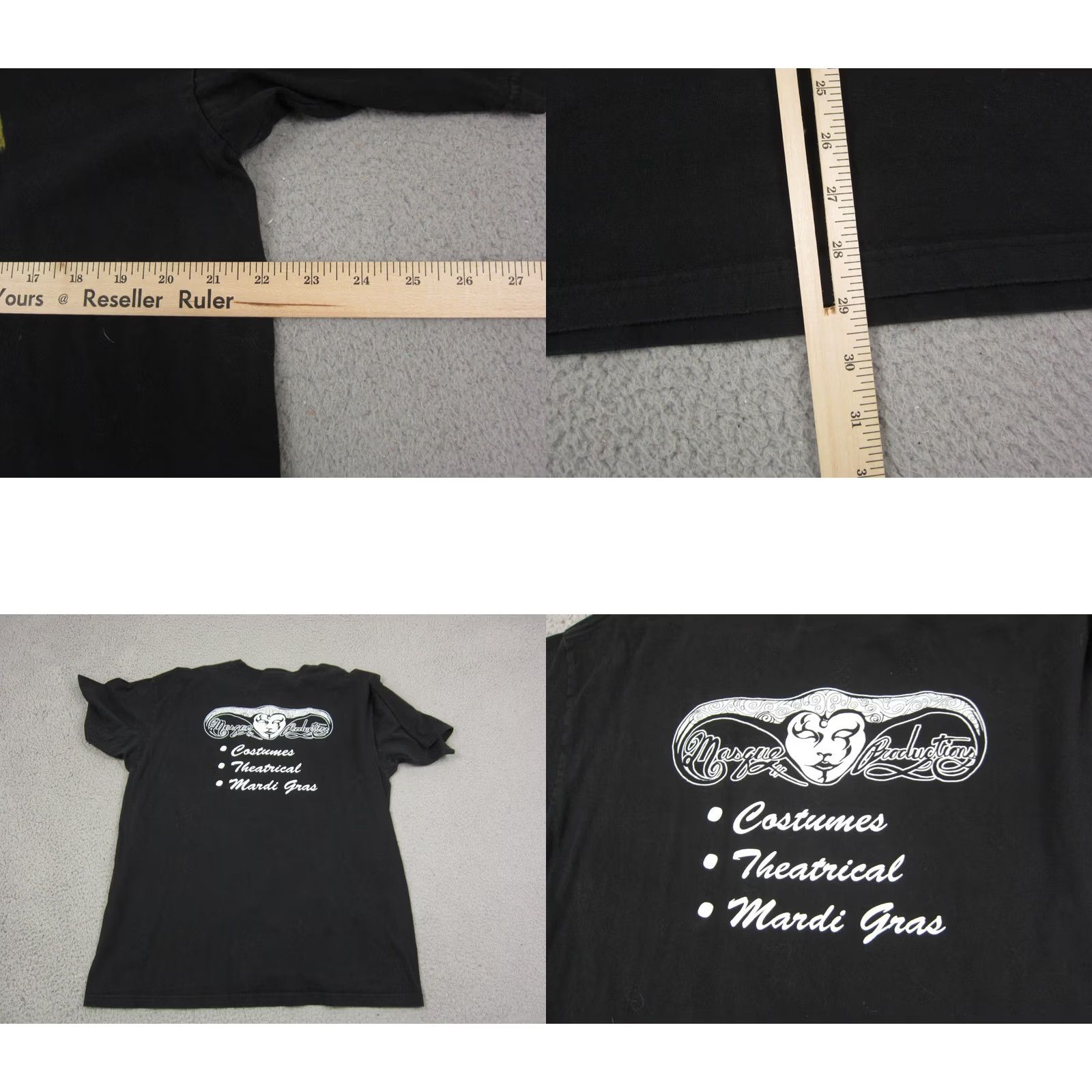Vintage VINTAGE Cygnus Skull Shirt Mens XL Black Crew Neck Short Sleeve T-Shirt USA Grunge Casual 80s 90s Edition Size US XL / EU 56 / 4 - 8 Thumbnail