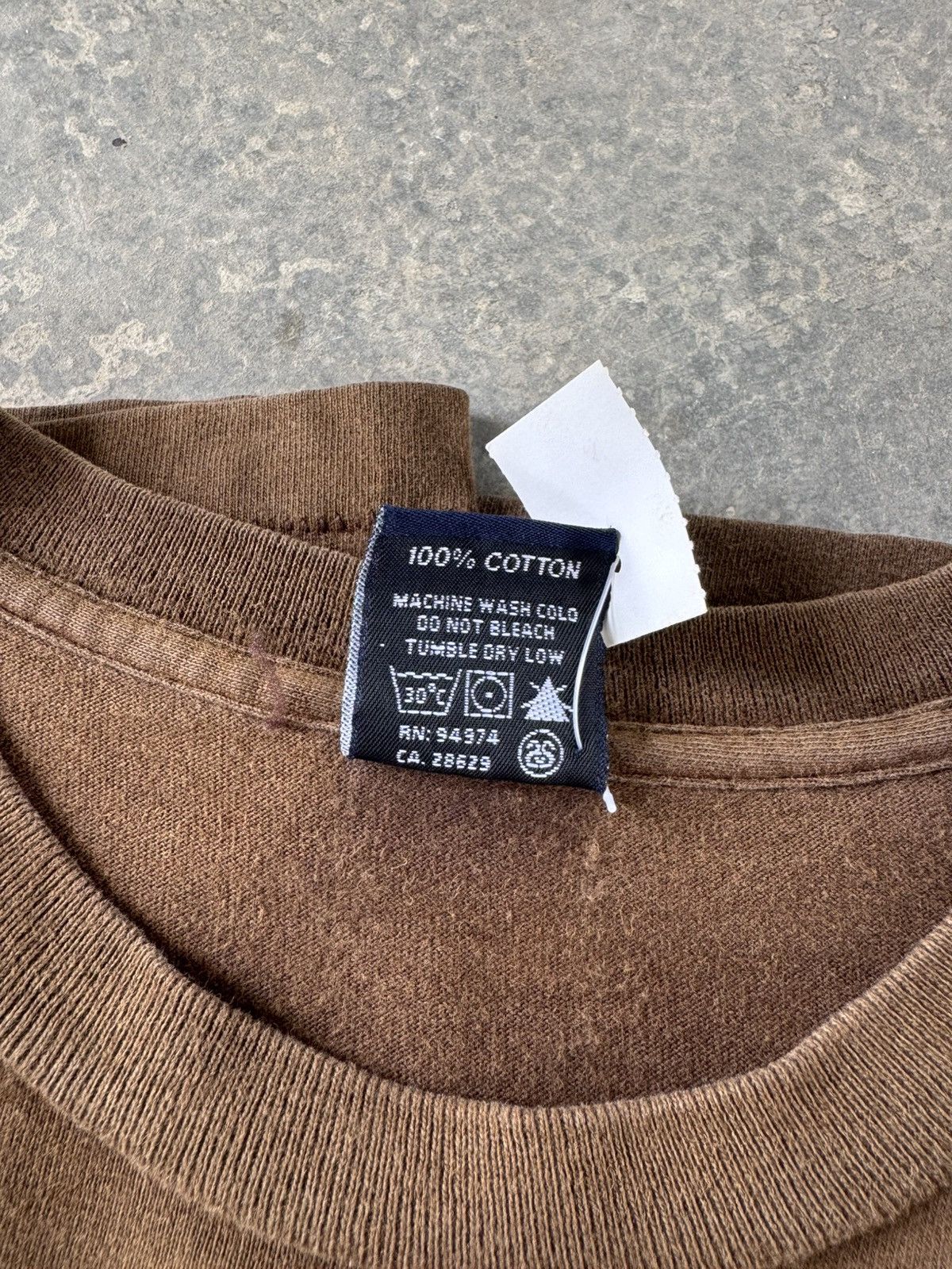 Stussy × Vintage Vintage 90’s Stussy Spellout Anthrax Tee Size US XL / EU 56 / 4 - 6 Thumbnail