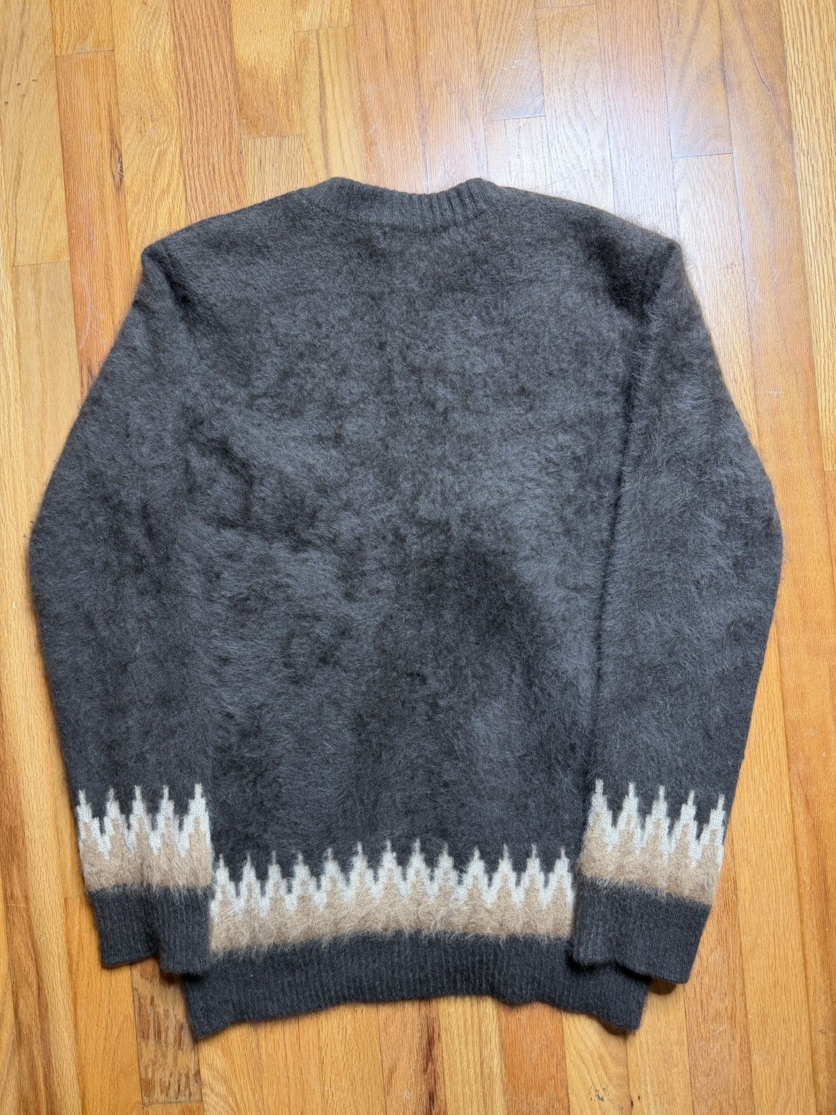 Number (N)ine Number (N)ine Brown Mohair Wool AW02 Nowhere Man Cardigan Size US XL / EU 56 / 4 - 2 Thumbnail