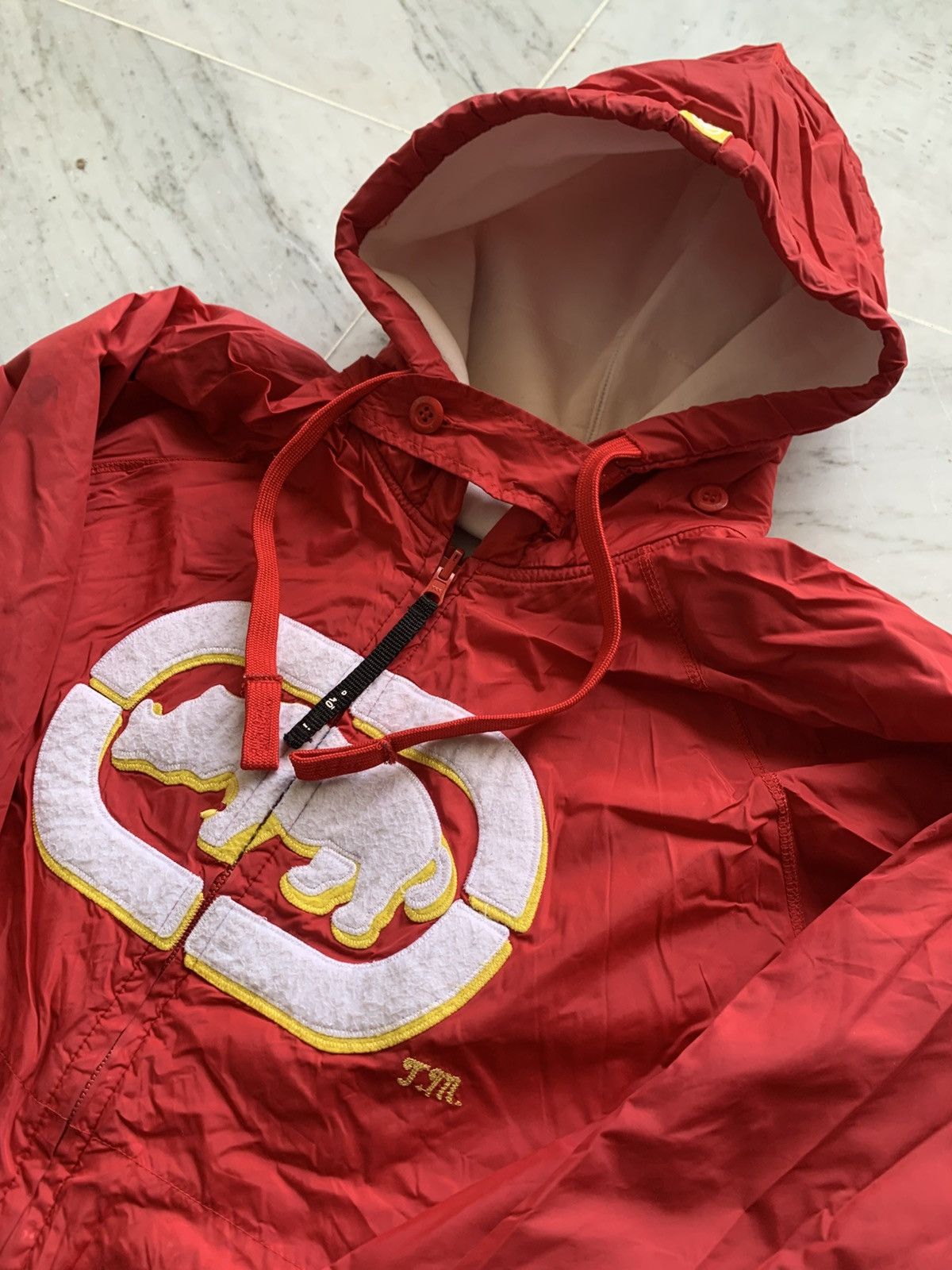 Ecko Unltd. ECKO UNLTD red Vintage hooded double sided jacket Size US M / EU 48-50 / 2 - 2 Thumbnail