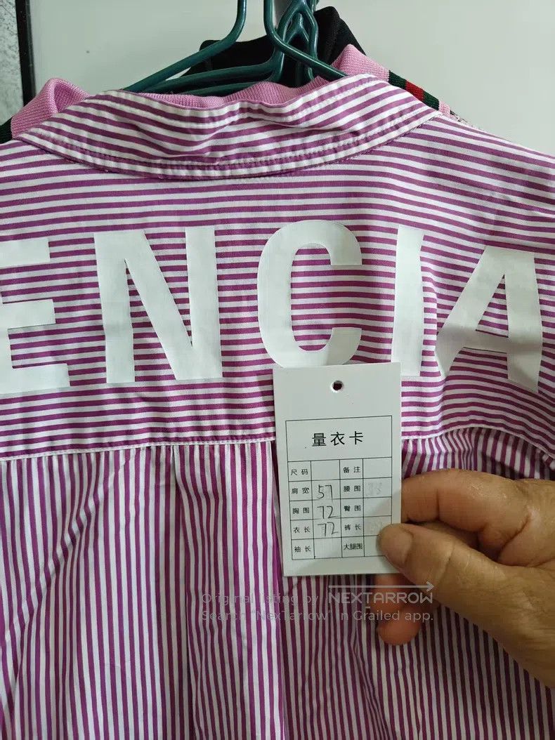Balenciaga Balenciaga size 34 Back logo shirt Size M / US 6-8 / IT 42-44 - 5 Thumbnail