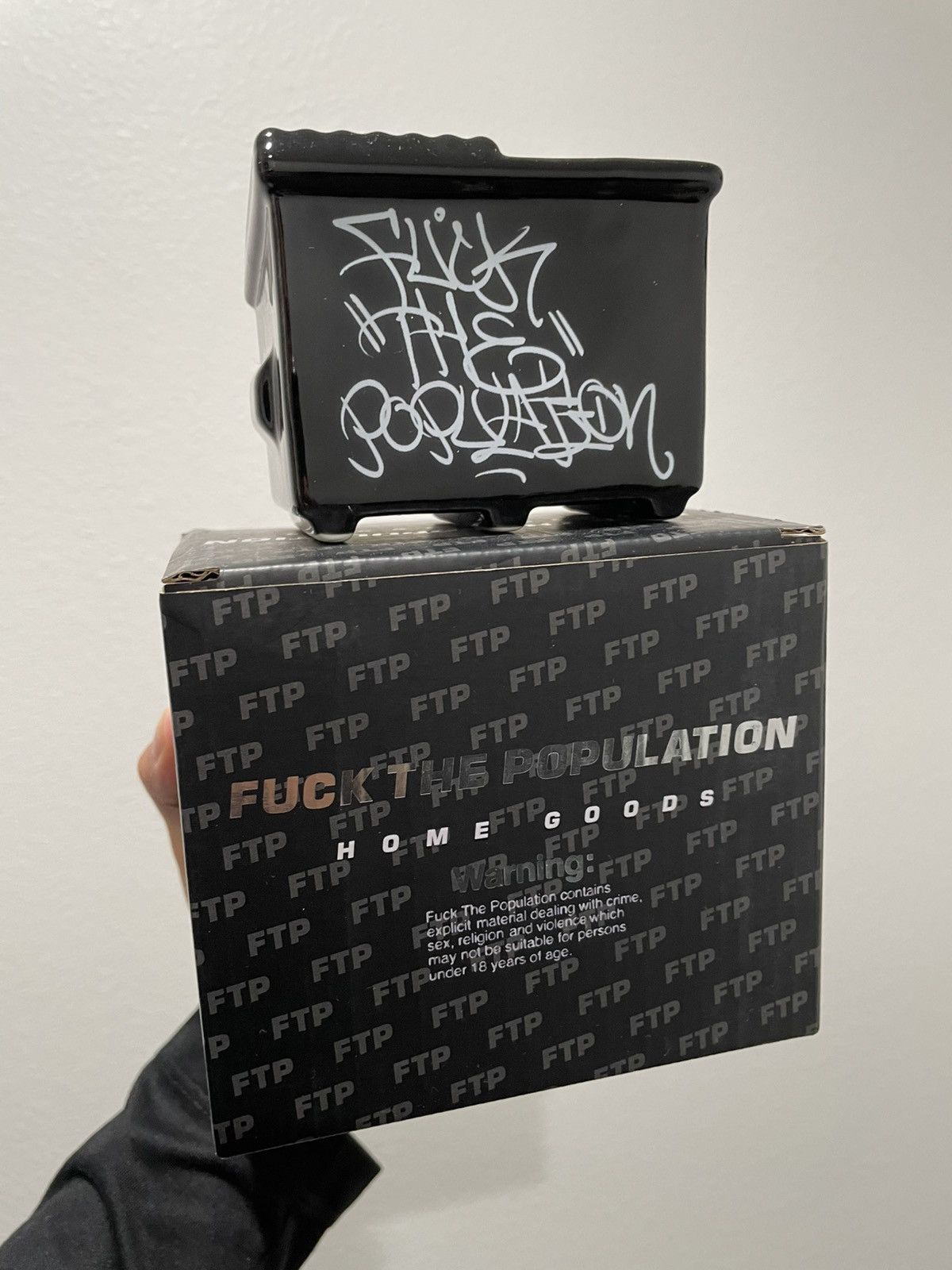 Fuck The Population FTP Ceramic Dumpster Size ONE SIZE - 4 Thumbnail