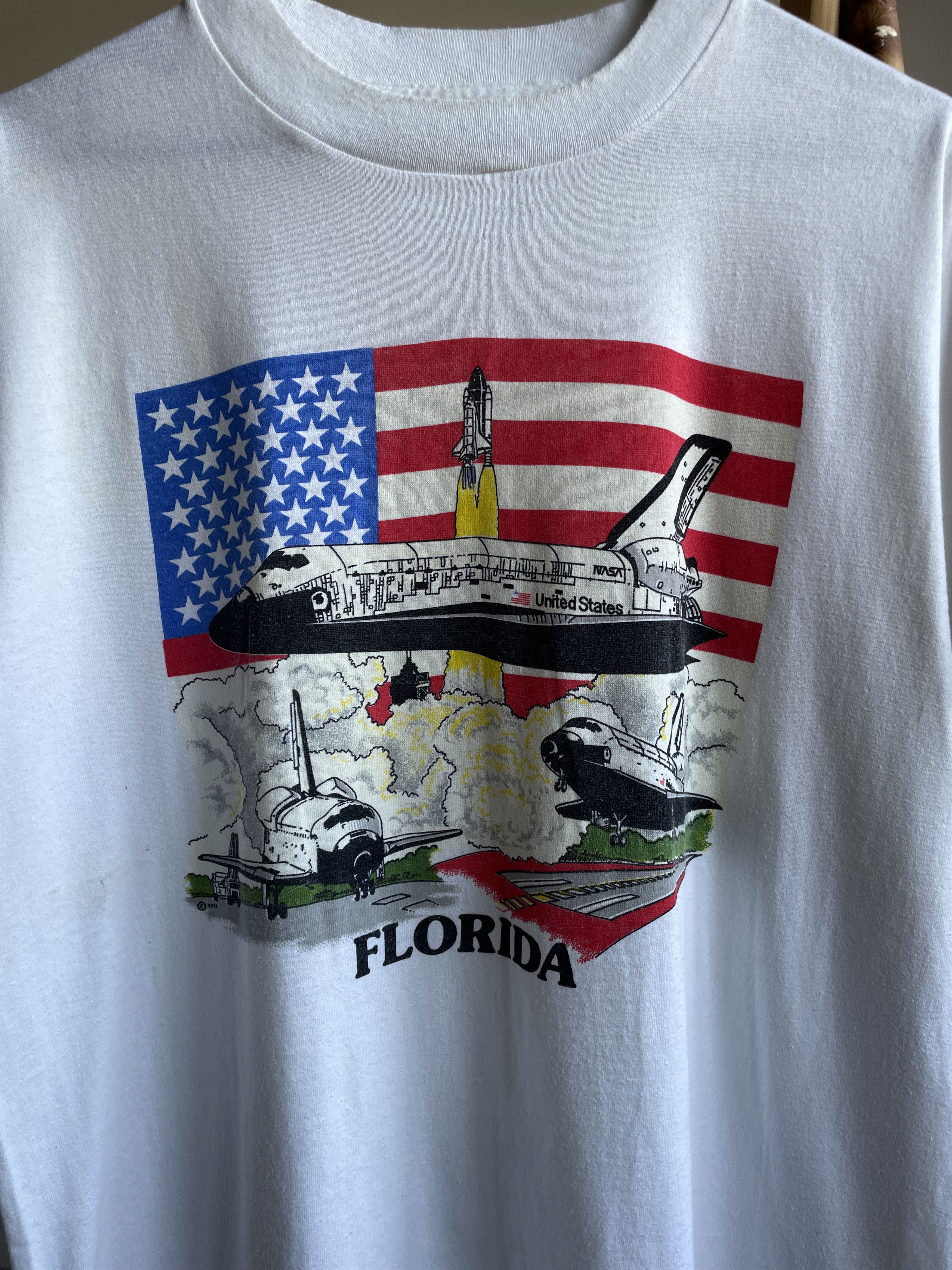 NASA × Vintage NASA Space Shuttle Vintage 90's Single Stitch T-Shirt Size US M / EU 48-50 / 2 - 3 Thumbnail