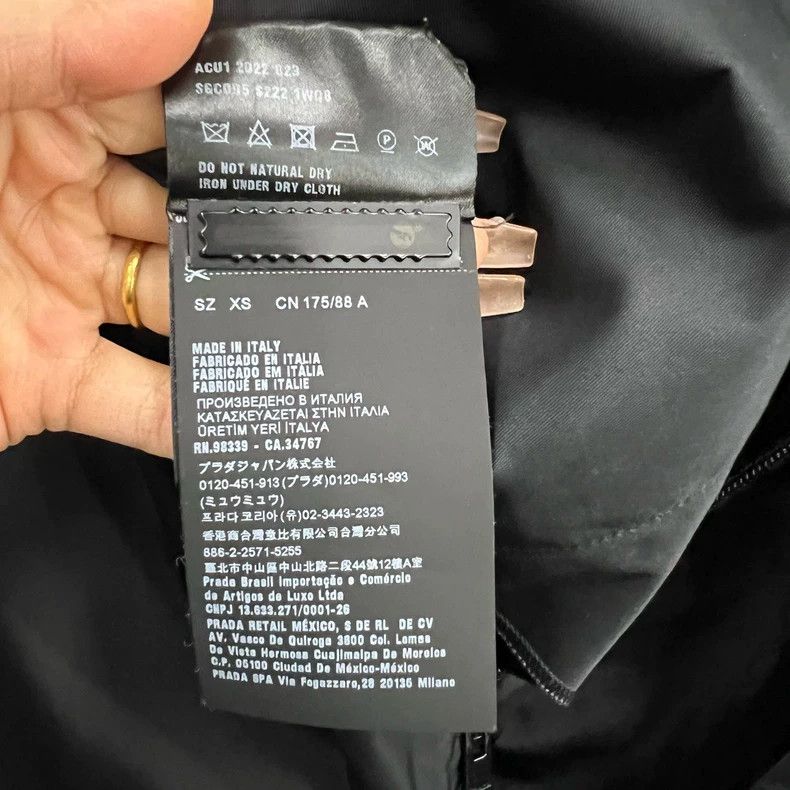 Prada Prada Black jumpsuit 2502-Nextarrow Size US XS / EU 42 / 0 - 5 Thumbnail