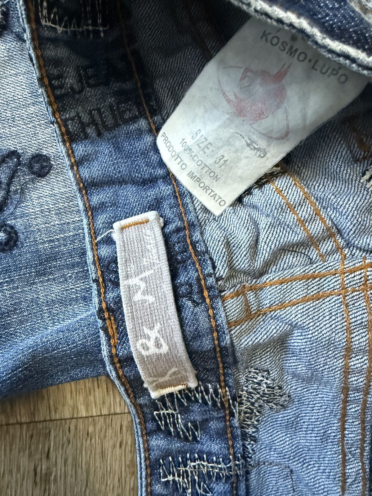 Other Vintage K & M Pattern Denim Size 31 Size US 31 - 7 Thumbnail