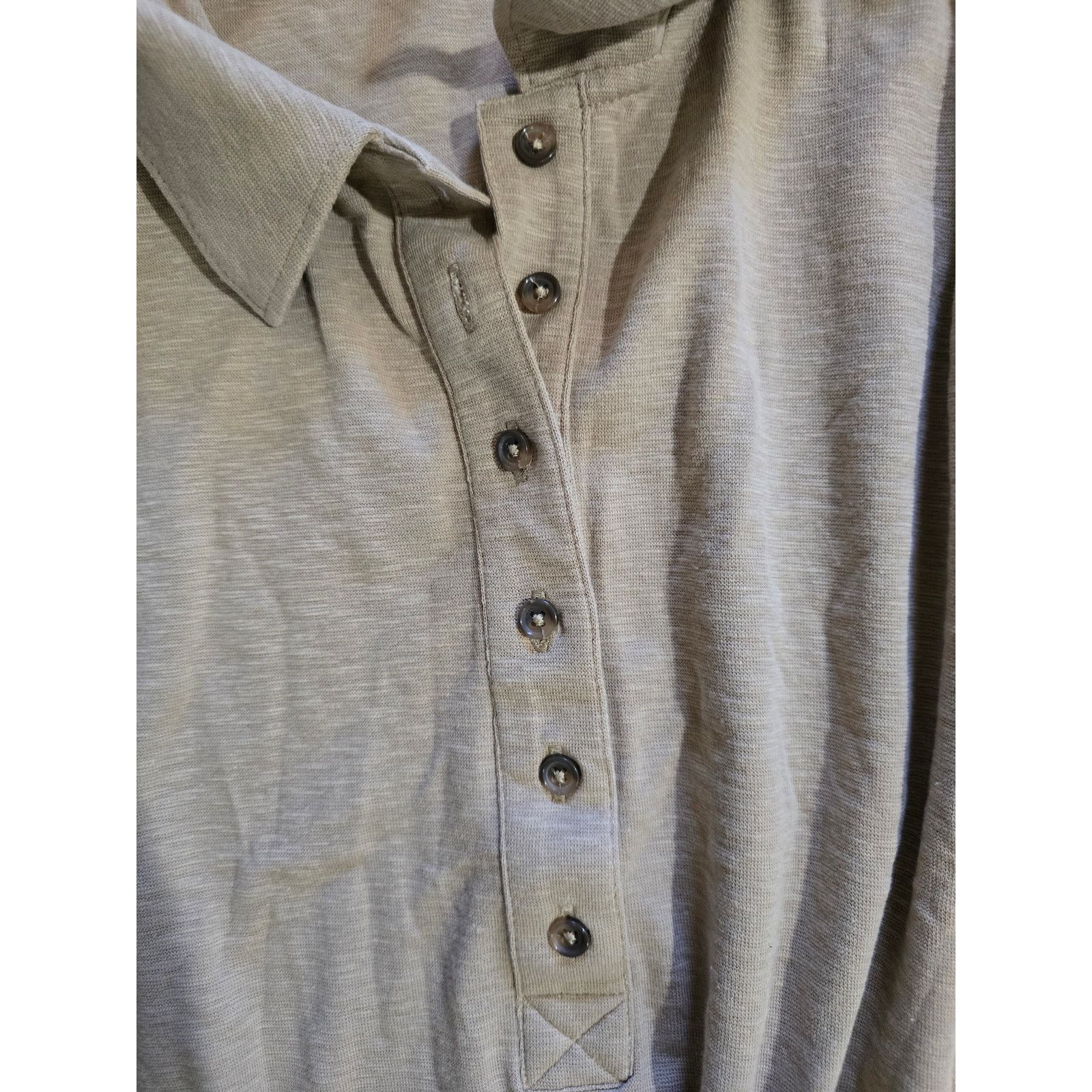 Banana Republic Banana Republic Women’s Brown Sleeveless Polo Top Large Size L / US 10 / IT 46 - 5 Thumbnail