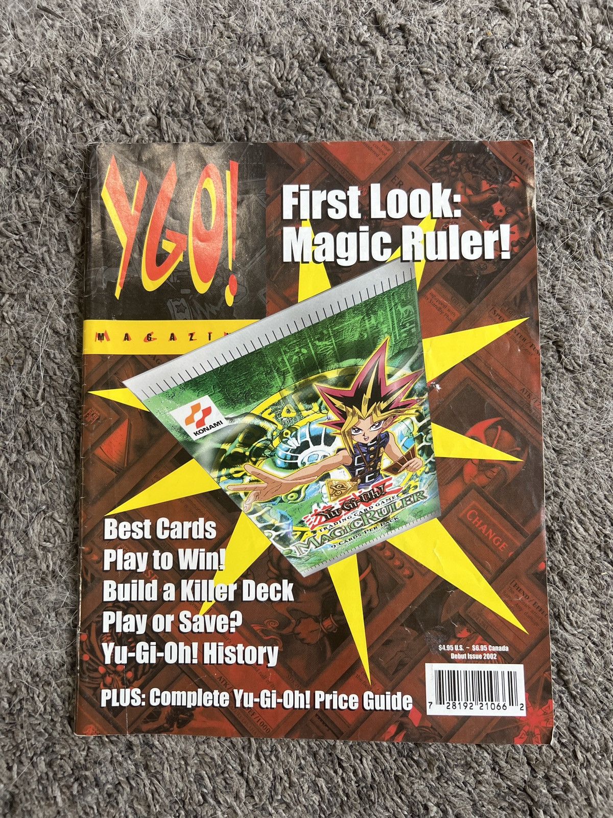 Vintage YGO! Magazine First Look: Magic Ruler! Size ONE SIZE - 1 Thumbnail