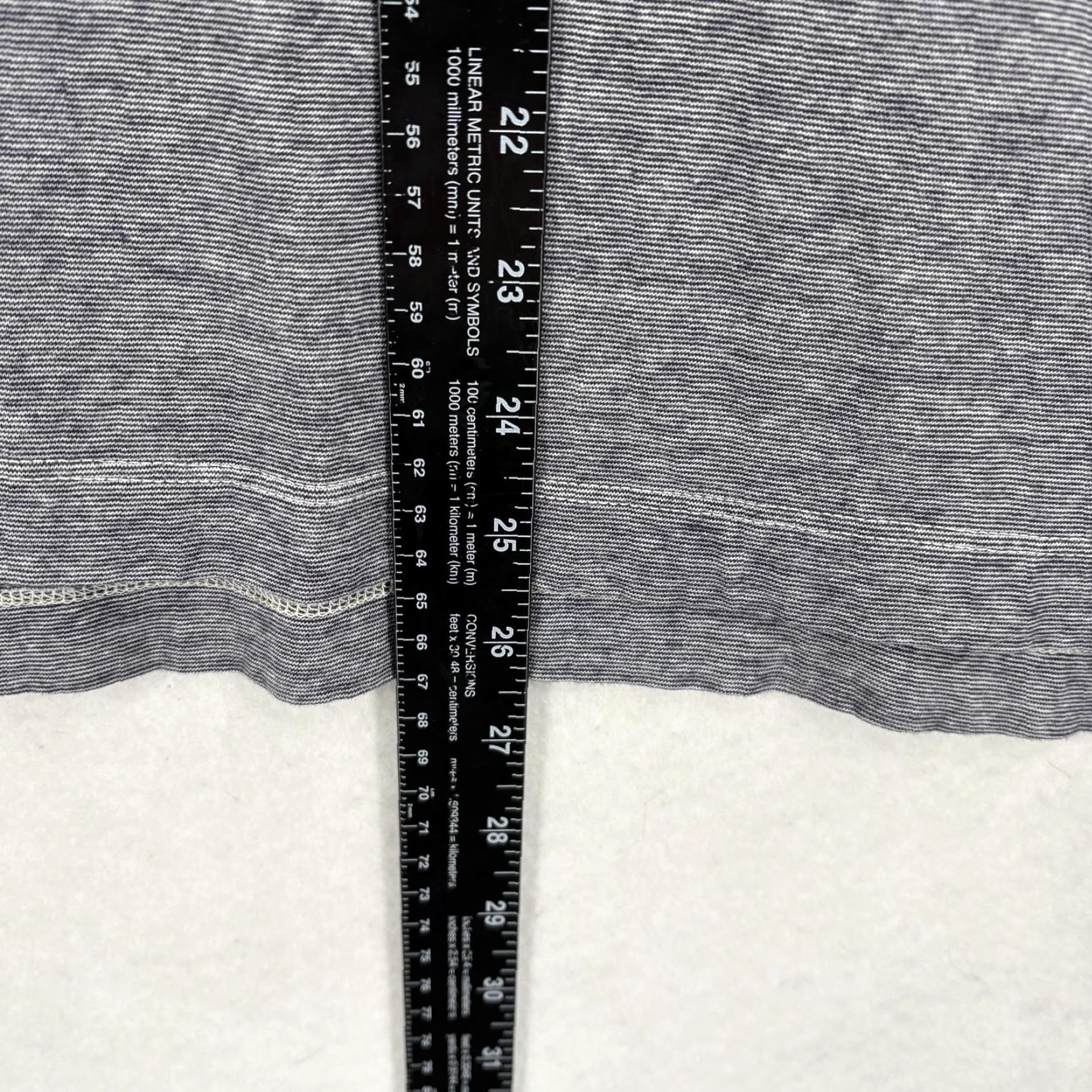 Billy Reid Billy Reid Polo Shirt Mens M Gray Stripe Pocket Jersey Cotton Casual Preppy Size US M / EU 48-50 / 2 - 7 Thumbnail