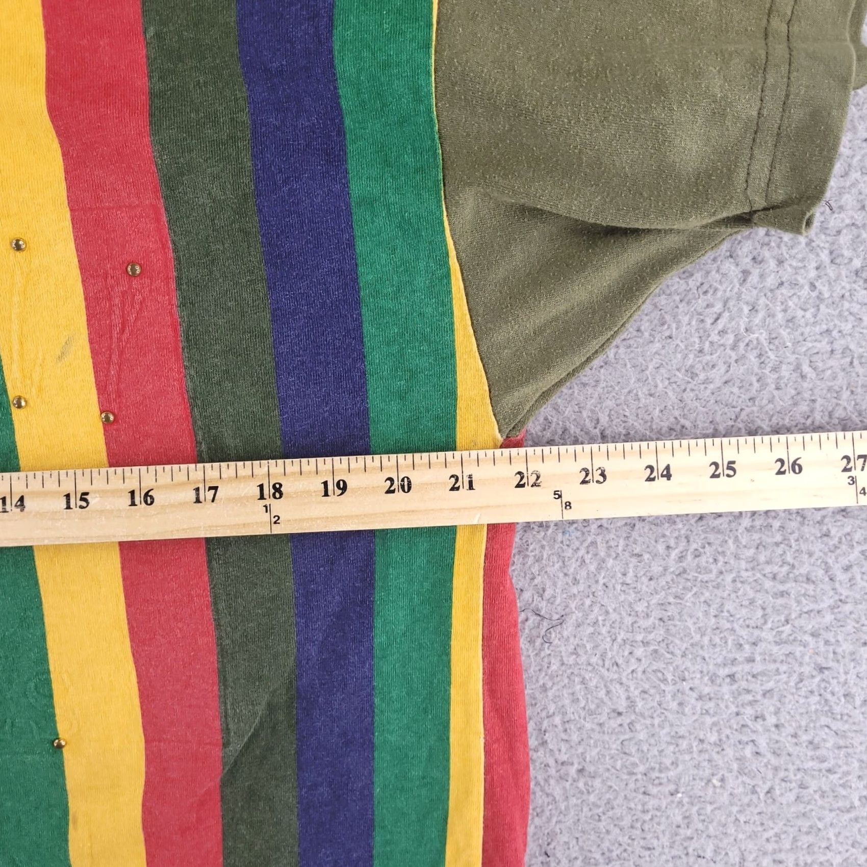 Vintage VINTAGE Beverly Hills Shirt Mens L Retro Vertical Stripe Short Sleeve Tee Size US L / EU 52-54 / 3 - 7 Thumbnail