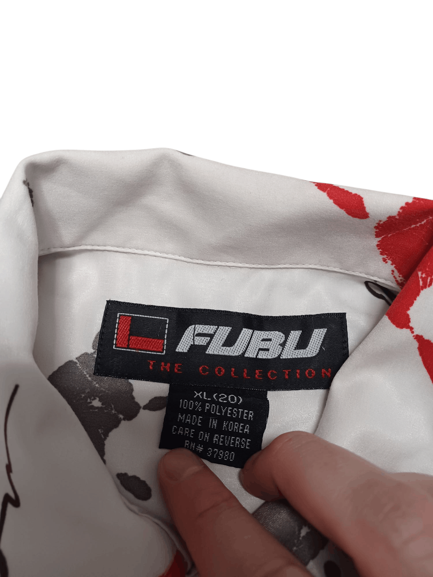 Fubu FUBU FIRE VINTAGE MADE IN KOREA MONOGRAM RAP SHIRT Size US XL / EU 56 / 4 - 4 Thumbnail