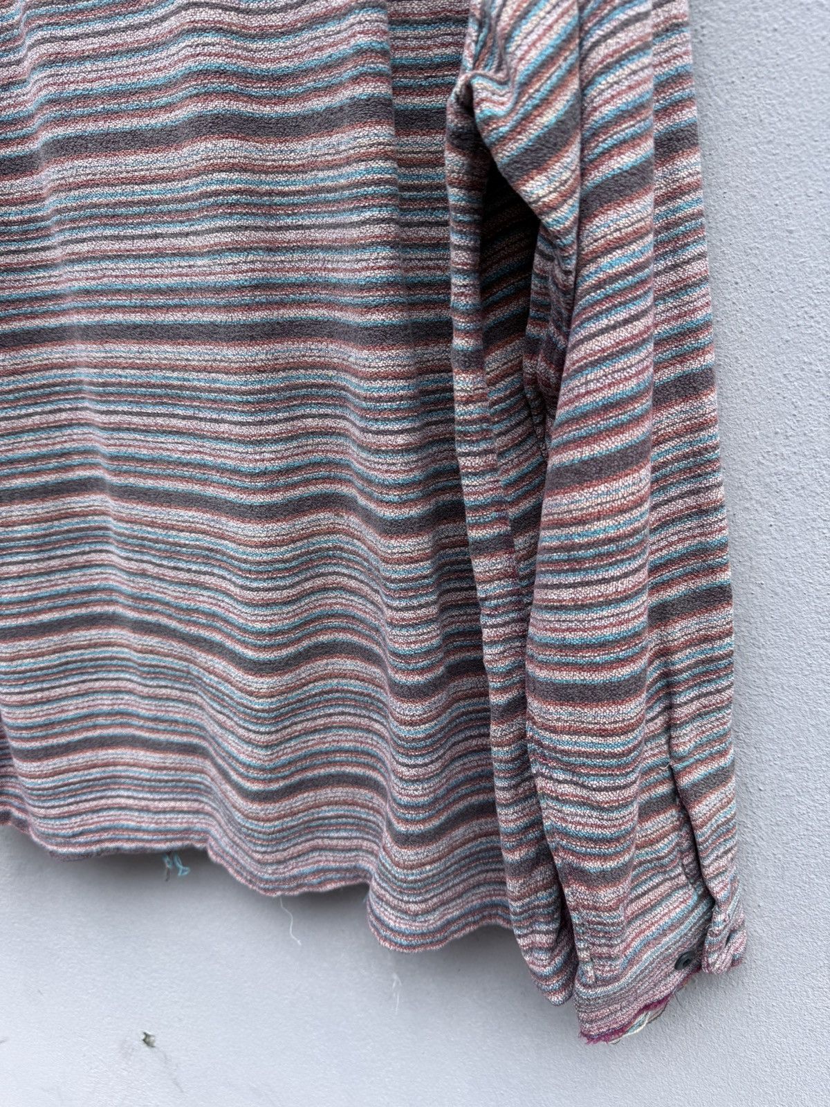 Sugar Cane Vintage Distressed SUGAR CANE Stripes Flannel Rare Design Size US L / EU 52-54 / 3 - 14 Thumbnail