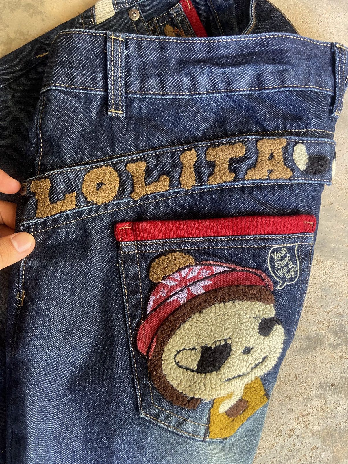Japanese Brand Lolita Yoshitomo nara X Kurijyua little people jeans Size US 38 / EU 54 - 7 Thumbnail