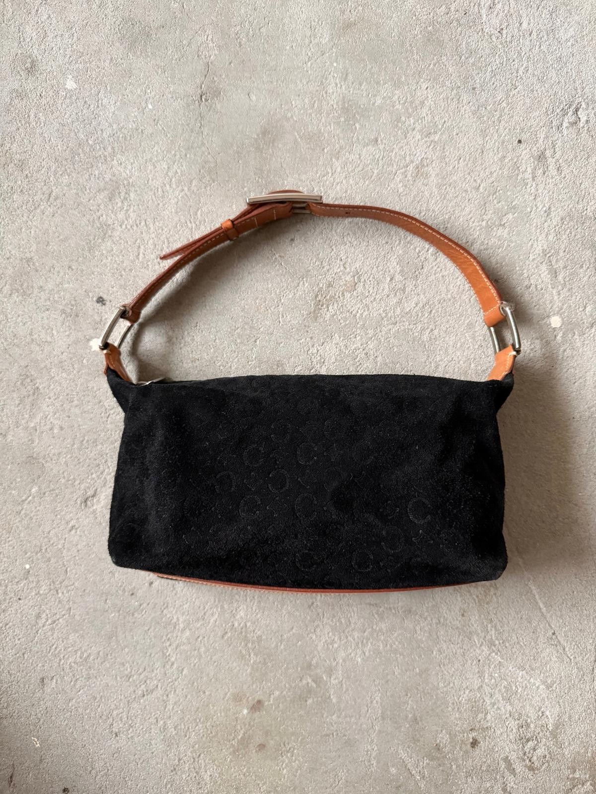 Celine Celine Suede Shoulder Bag Black Size ONE SIZE - 1 Thumbnail