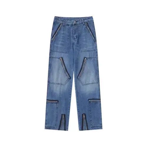 Jean fade cargo jeans Size US 34 / EU 50 - 1 Thumbnail
