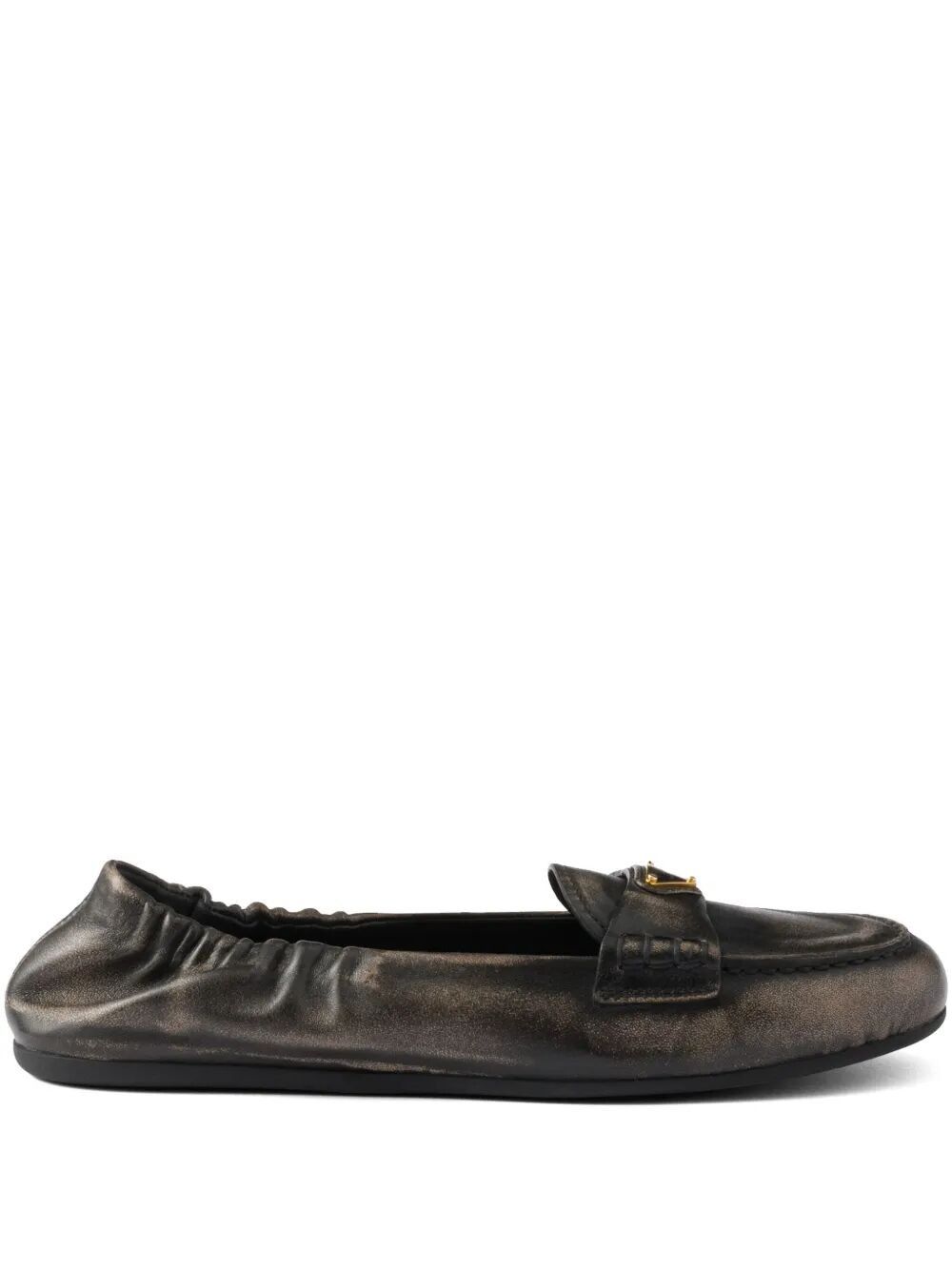 DECONSTRUCTED AND FLEXIBLE NAPPA LEATHER LOAFERS