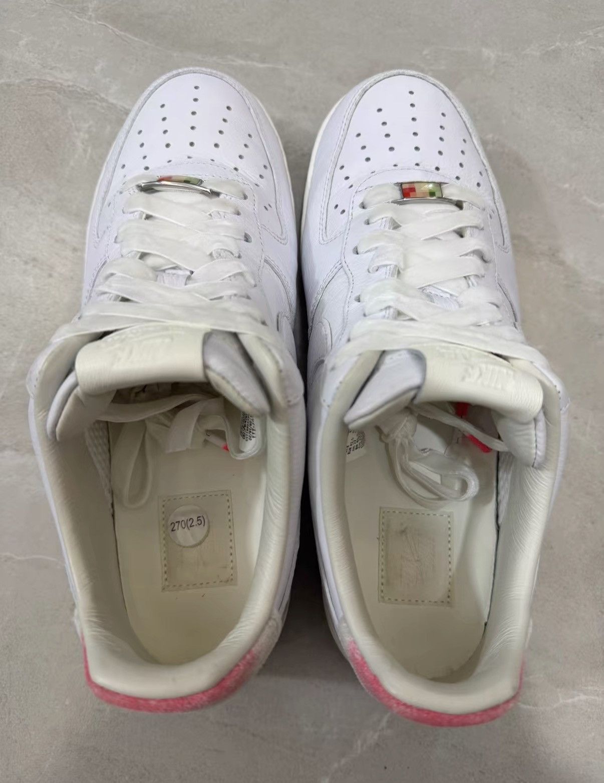 Nike Nike Air Force1"GOT 'EM"Peach Birthday Low Top Sneakers J34 Size US 9 / EU 42 - 6 Thumbnail
