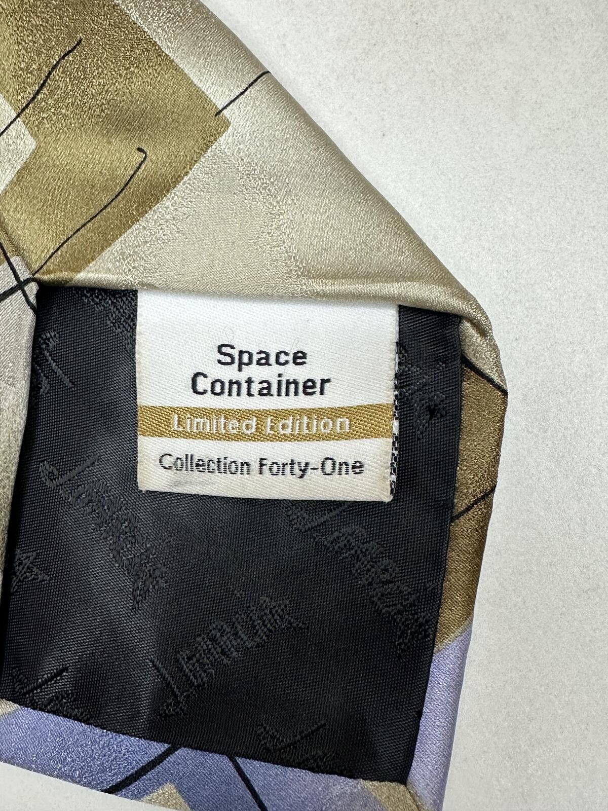 Other Vintage J. Garcia Limited Edition Space Container silk tie Size ONE SIZE - 4 Thumbnail