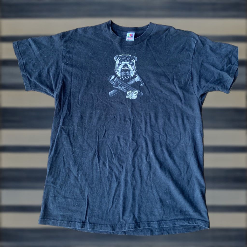 Liquid Blue VINTAGE Liquid Blue Cat's Suck Pit Bull Dog Motorcycle T-Shirt 2XL Men Black 90s Dogs Motorcycle Size US XXL / EU 58 / 5 - 1 Thumbnail