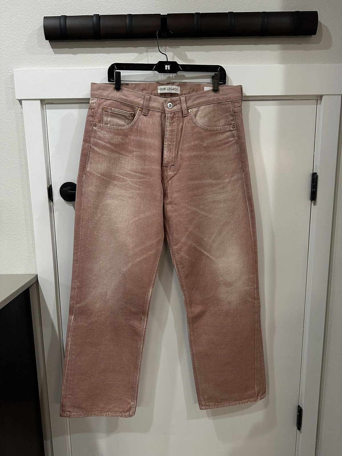 Our Legacy Our Legacy Third Cut Jeans in Pink Size US 33 - 1 Thumbnail