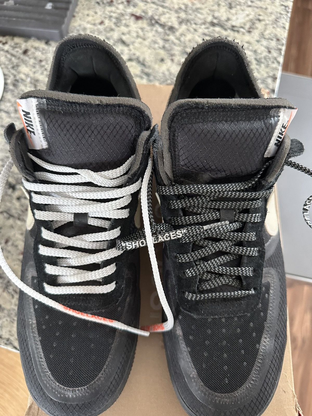 Nike × Off-White Nike Off White Air Force Size US 11.5 / EU 44-45 - 4 Thumbnail