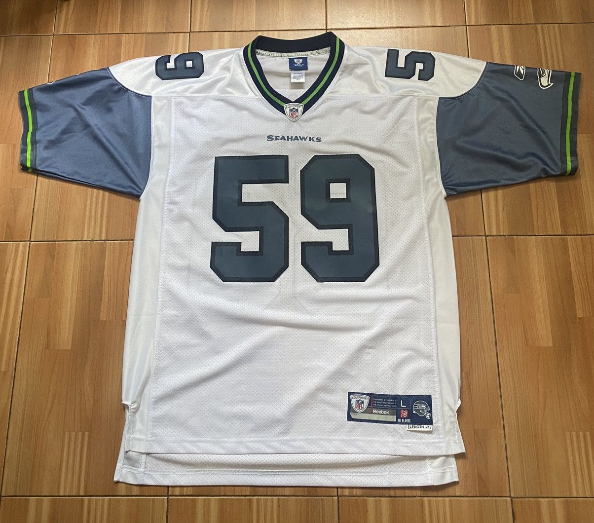 Reebok Reebok Seattle Seahawks Singed #59 Aaron Currey Jersey Mens Size US L / EU 52-54 / 3 - 1 Thumbnail