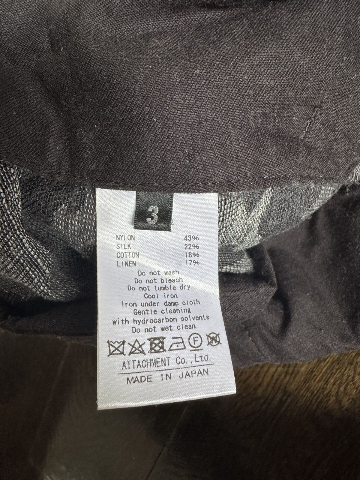 Attachment ATTACHMENT Wool Pants Drop Crotch Unstructured Size US 32 / EU 48 - 5 Thumbnail
