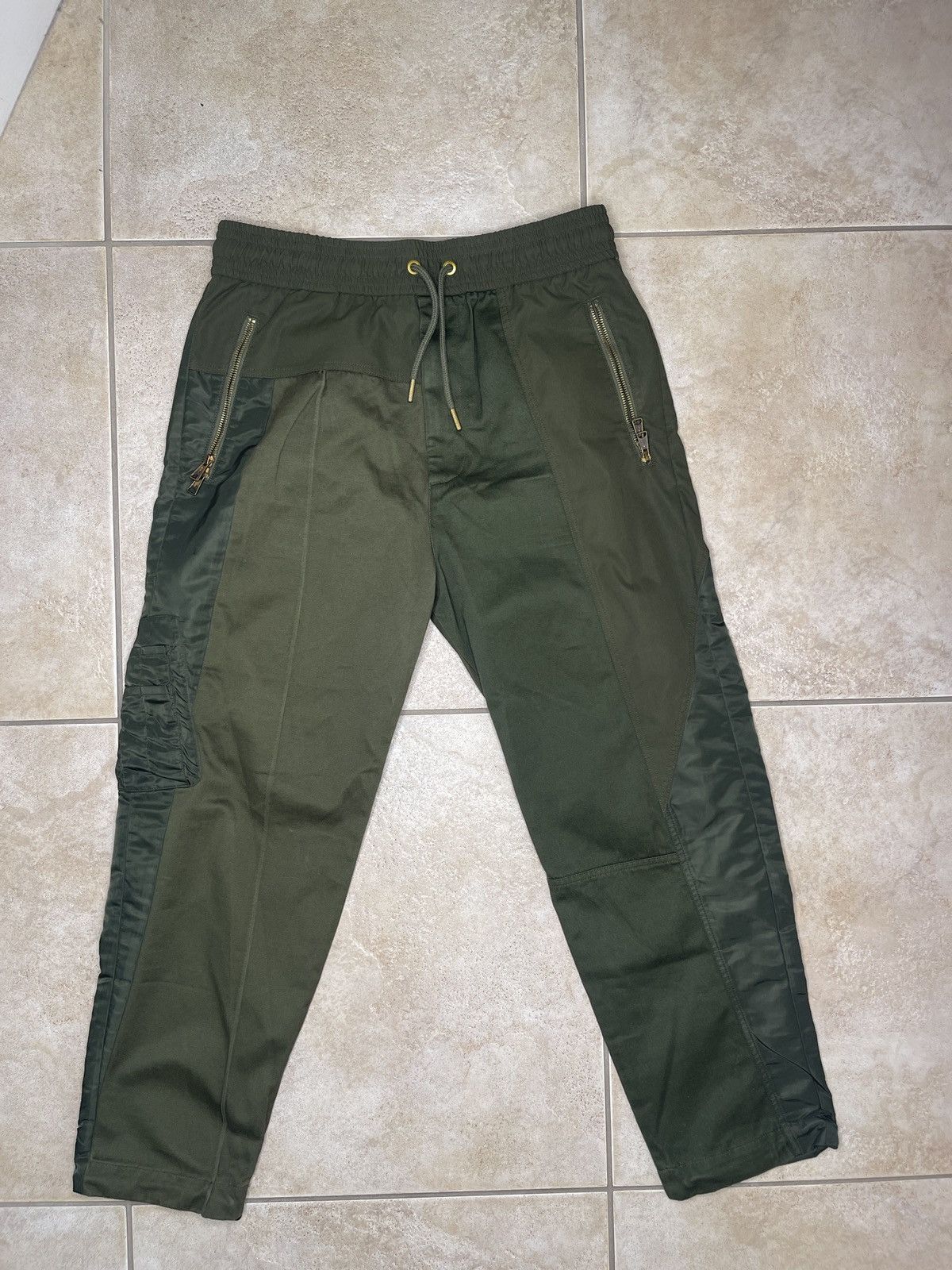 Diesel Diesel Dark Green Cargo P-Briggs Trouser pants Size US 34 / EU 50 - 1 Thumbnail