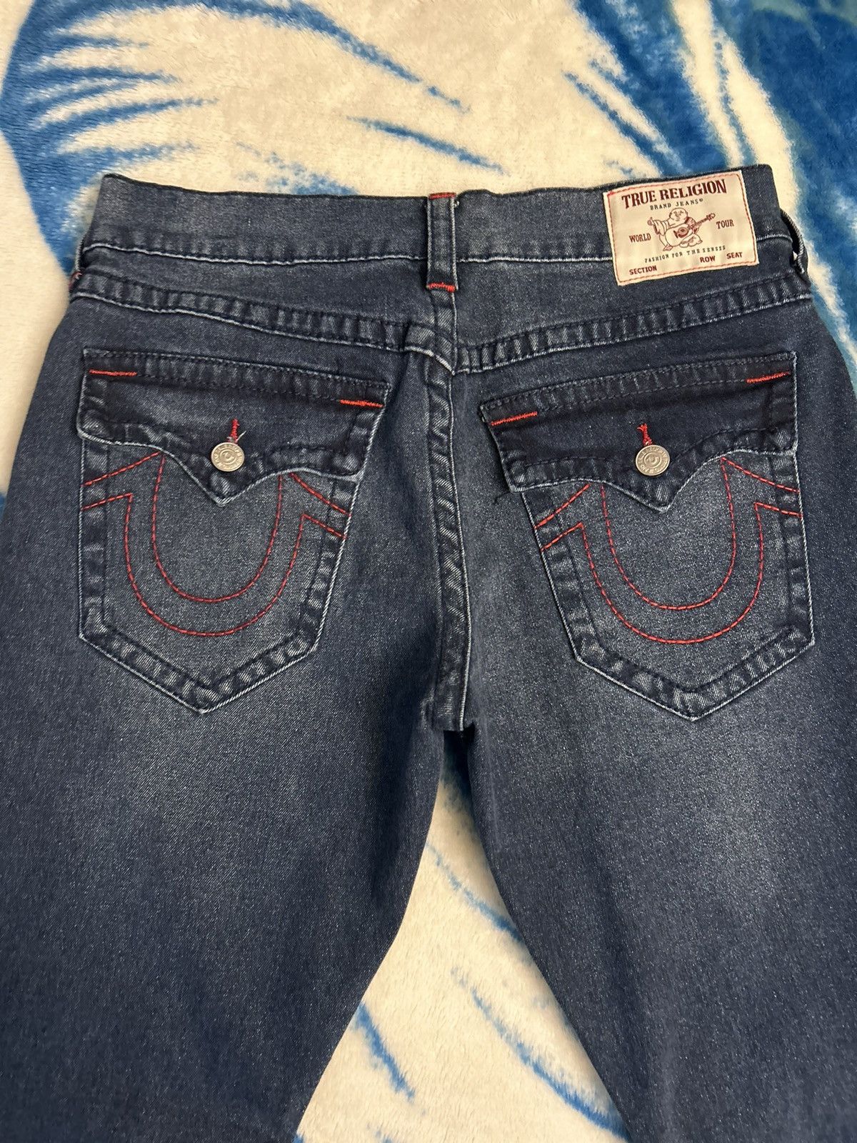 True Religion True Religion Men’s Ricky Relaxed Straight Leg Jeans Size 34 Size US 34 / EU 50 - 4 Thumbnail