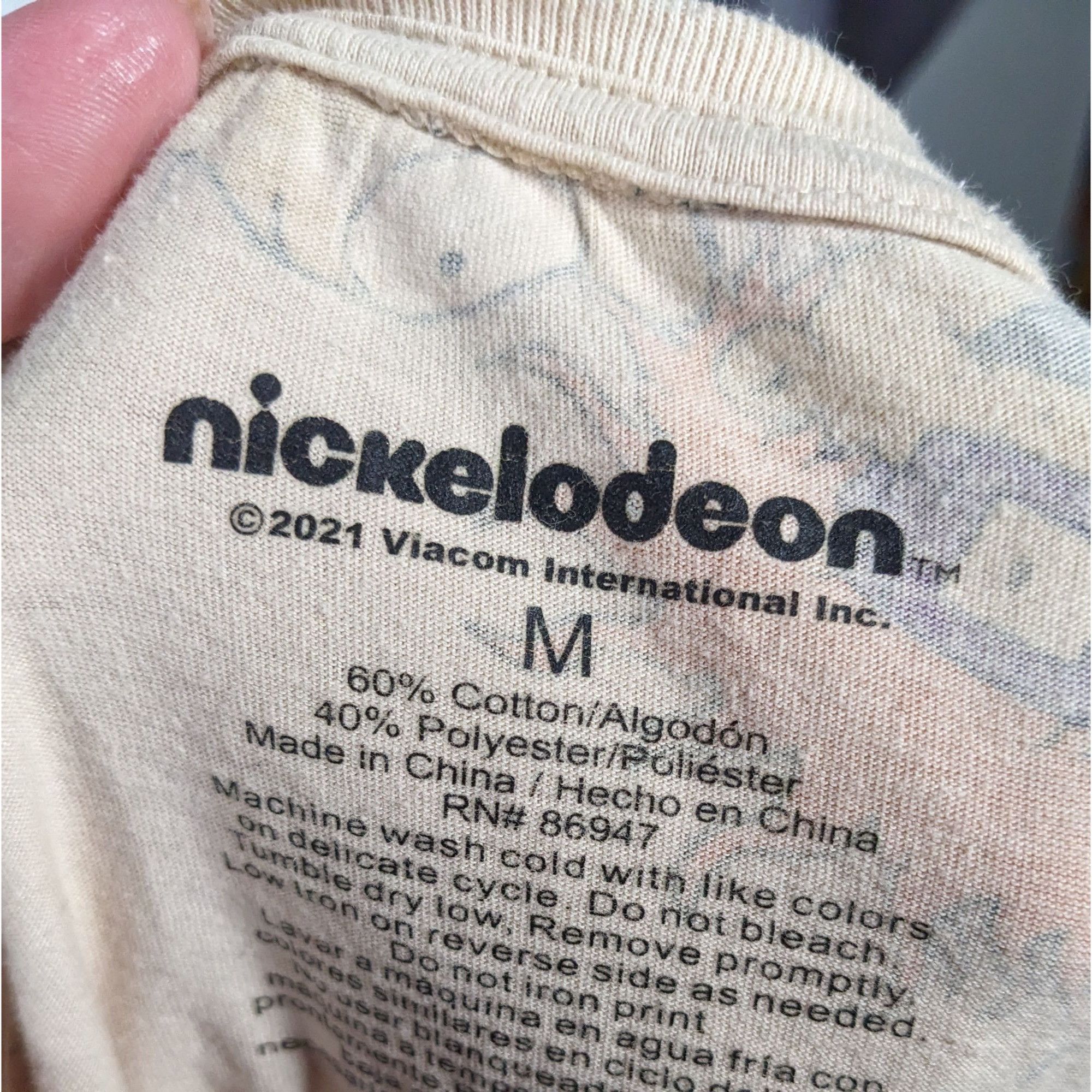 Nickelodeon Retro Kidcore Nickelodeon Rugrats Allover Character Print Si Size US M / EU 48-50 / 2 - 3 Thumbnail
