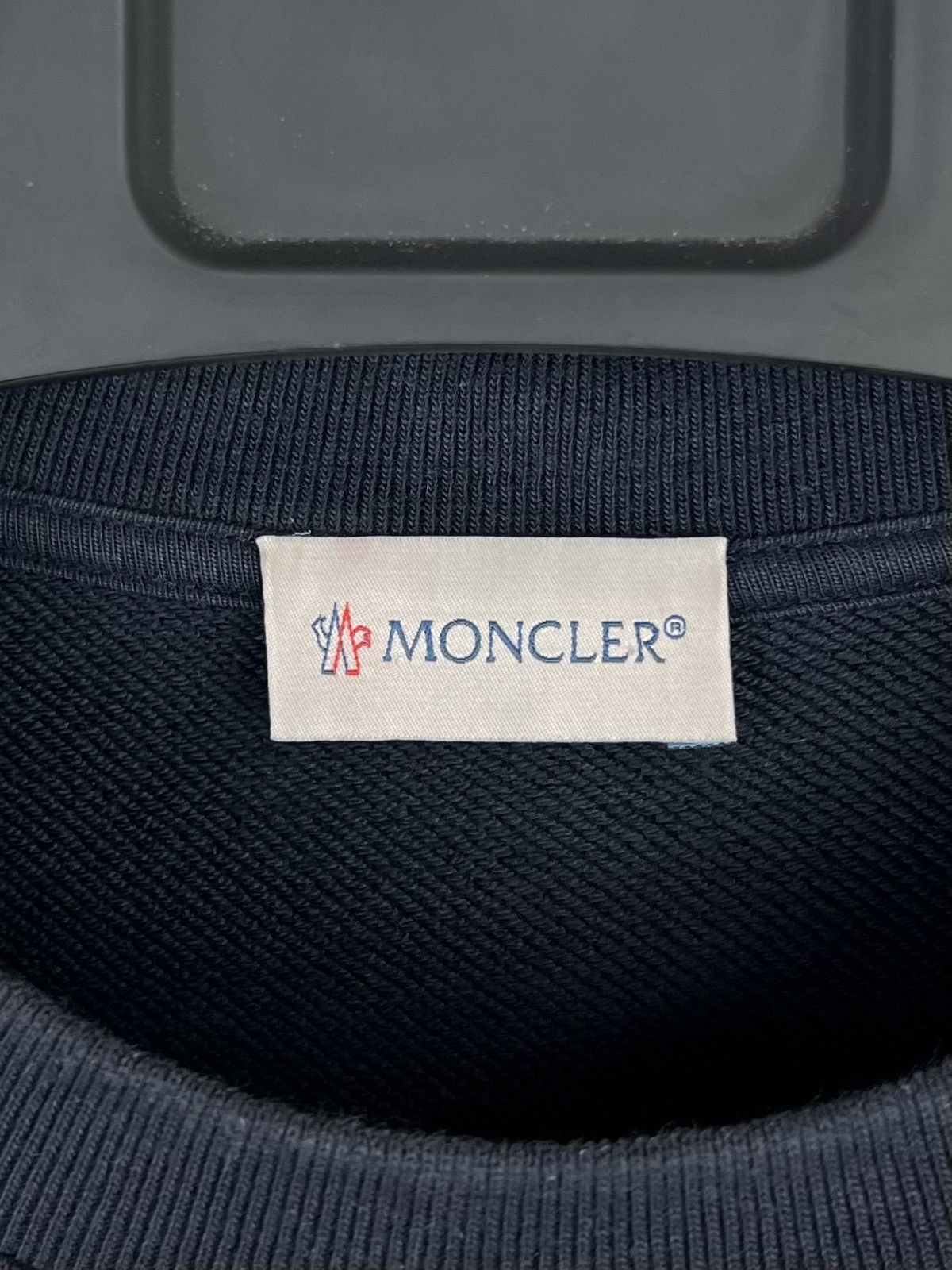 Moncler MONCLER Sweatshirt Crewneck Cotton Printed/ Patch Logos Blue Size US M / EU 48-50 / 2 - 10 Thumbnail