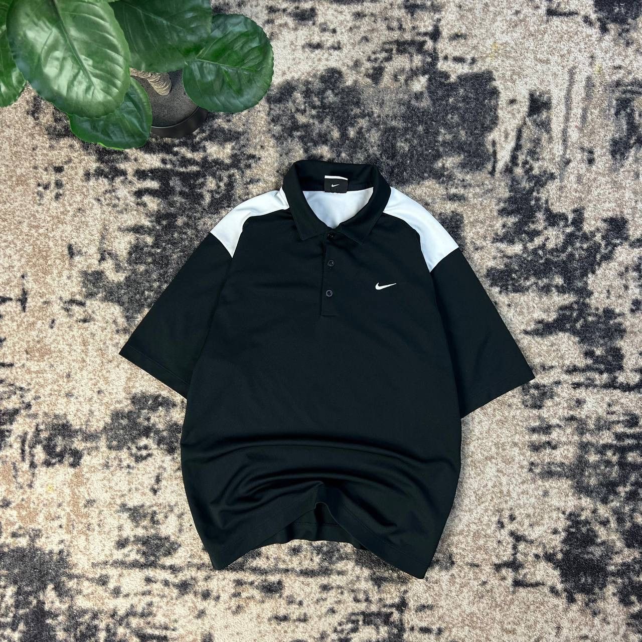 Nike Vintage Nike Striped Polo T-Shirt Y2K | Grailed