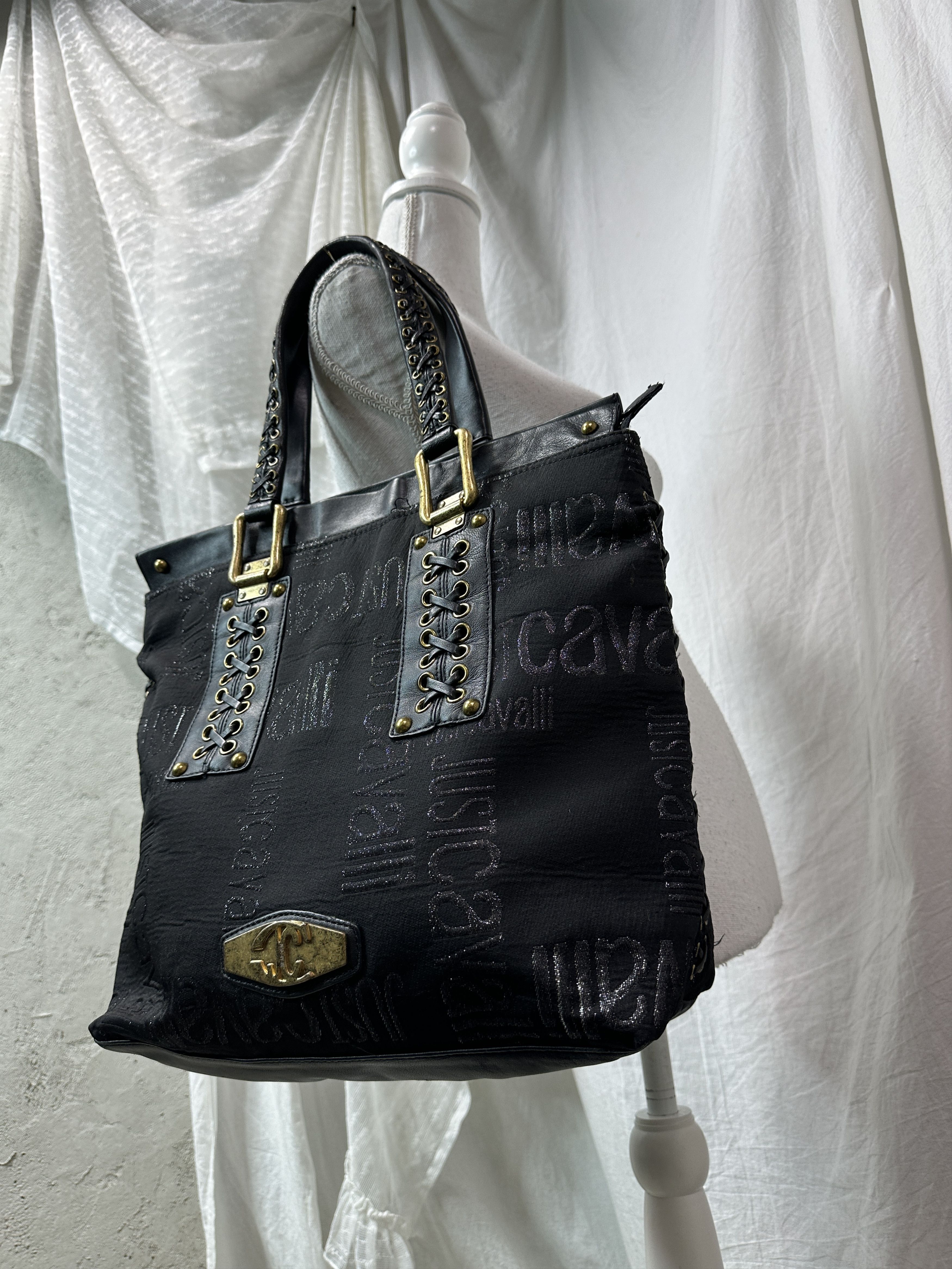 Roberto Cavalli Vintage Belted Roberto Cavalii Printed Shoulder Bag Y2K Size ONE SIZE - 1 Thumbnail