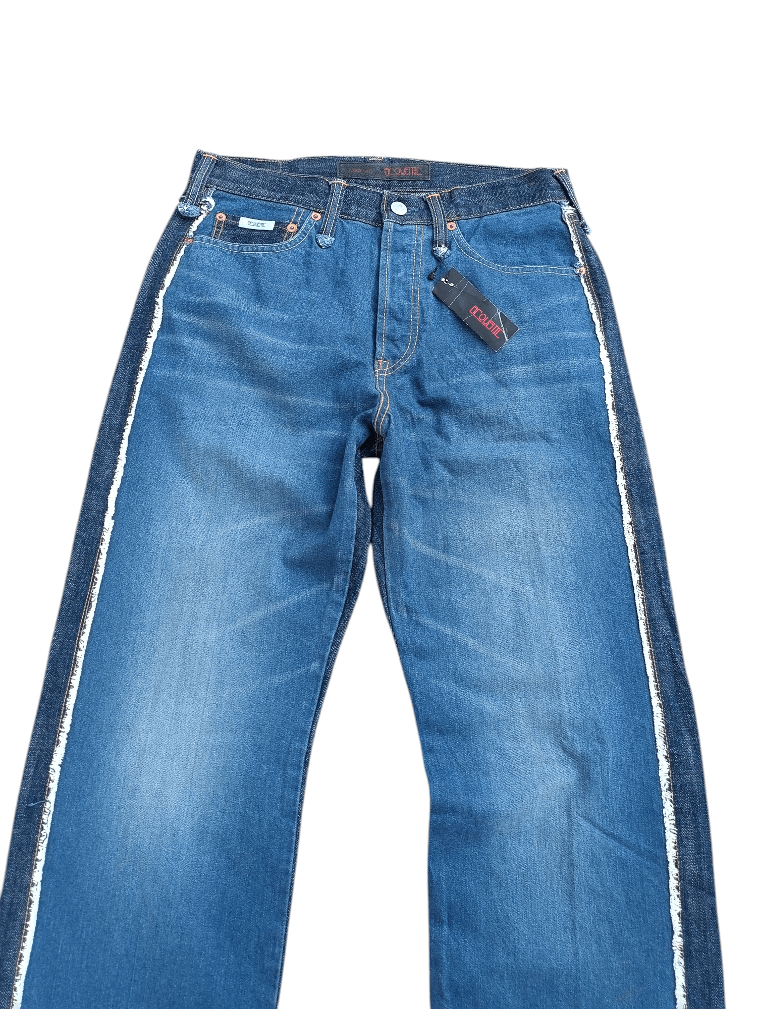 Japanese Brand × Tornado Mart Acoustic Japanese Brand Rare Stripe Design Denim E198 Size US 30 / EU 46 - 3 Thumbnail