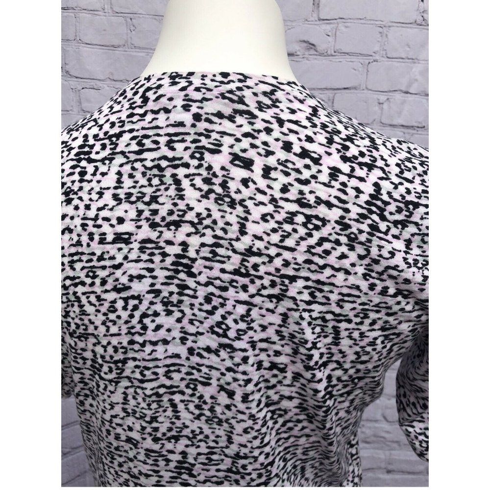 Cos COS Animal Print Knit T-shirt Pink Black US S Size S / US 4 / IT 40 - 5 Thumbnail