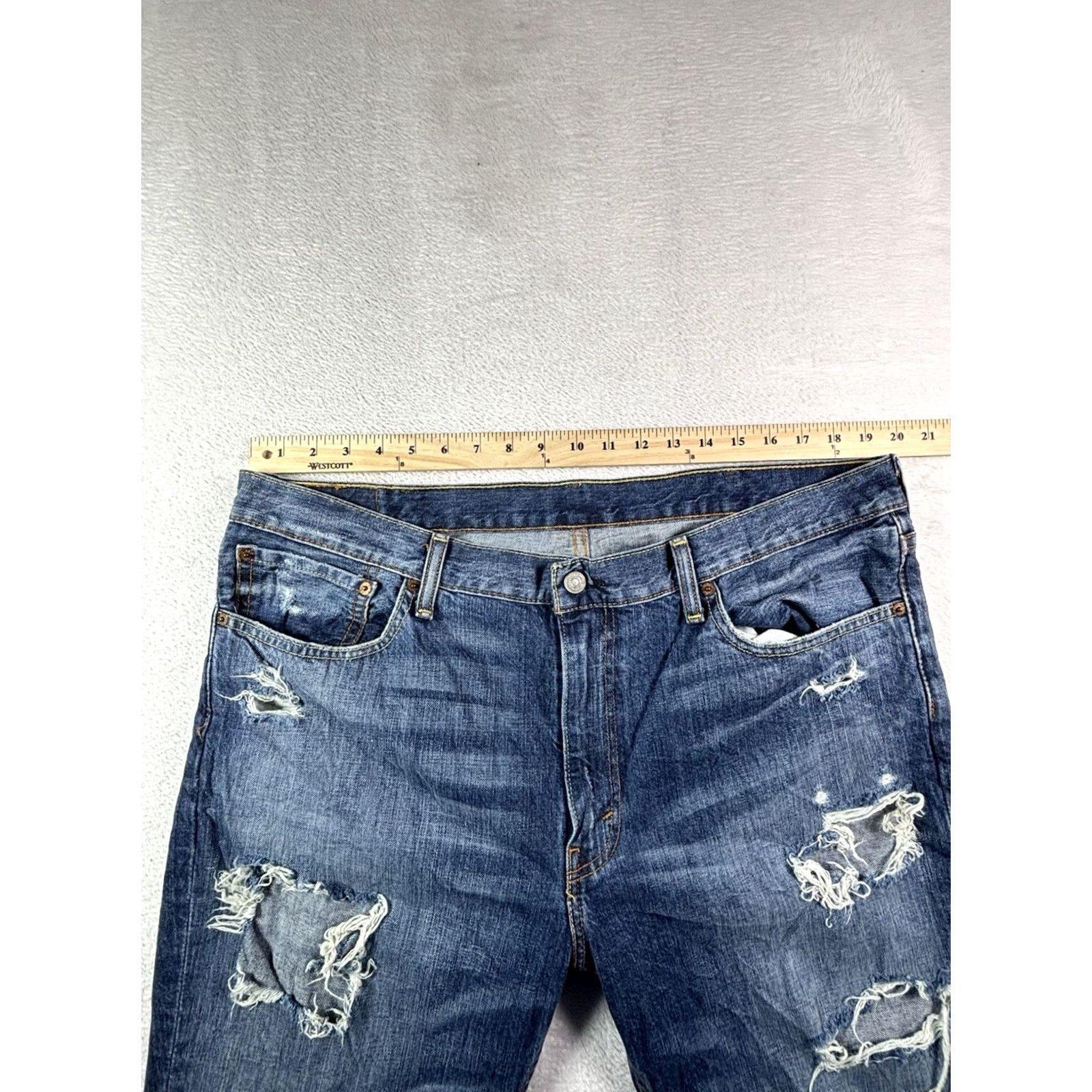 Levi's Levi's 511 Jeans Mens Regular Fit Straight 40x32 Denim Blue Medium Wash 5-Pocket Logo Vintage: No Size US 40 / EU 56 - 7 Thumbnail