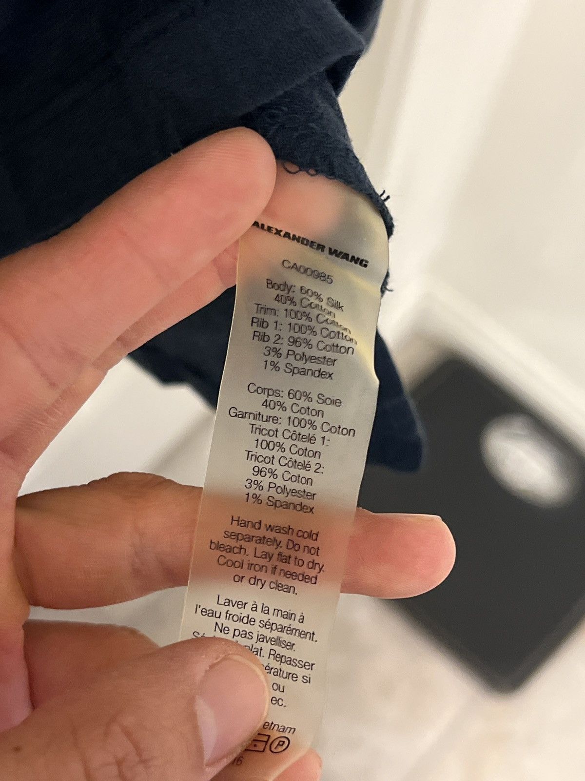 Alexander Wang × T by Alexander Wang T by Alexander Wang sz S Silk Elastic Sleeve Tee Size US S / EU 44-46 / 1 - 6 Thumbnail