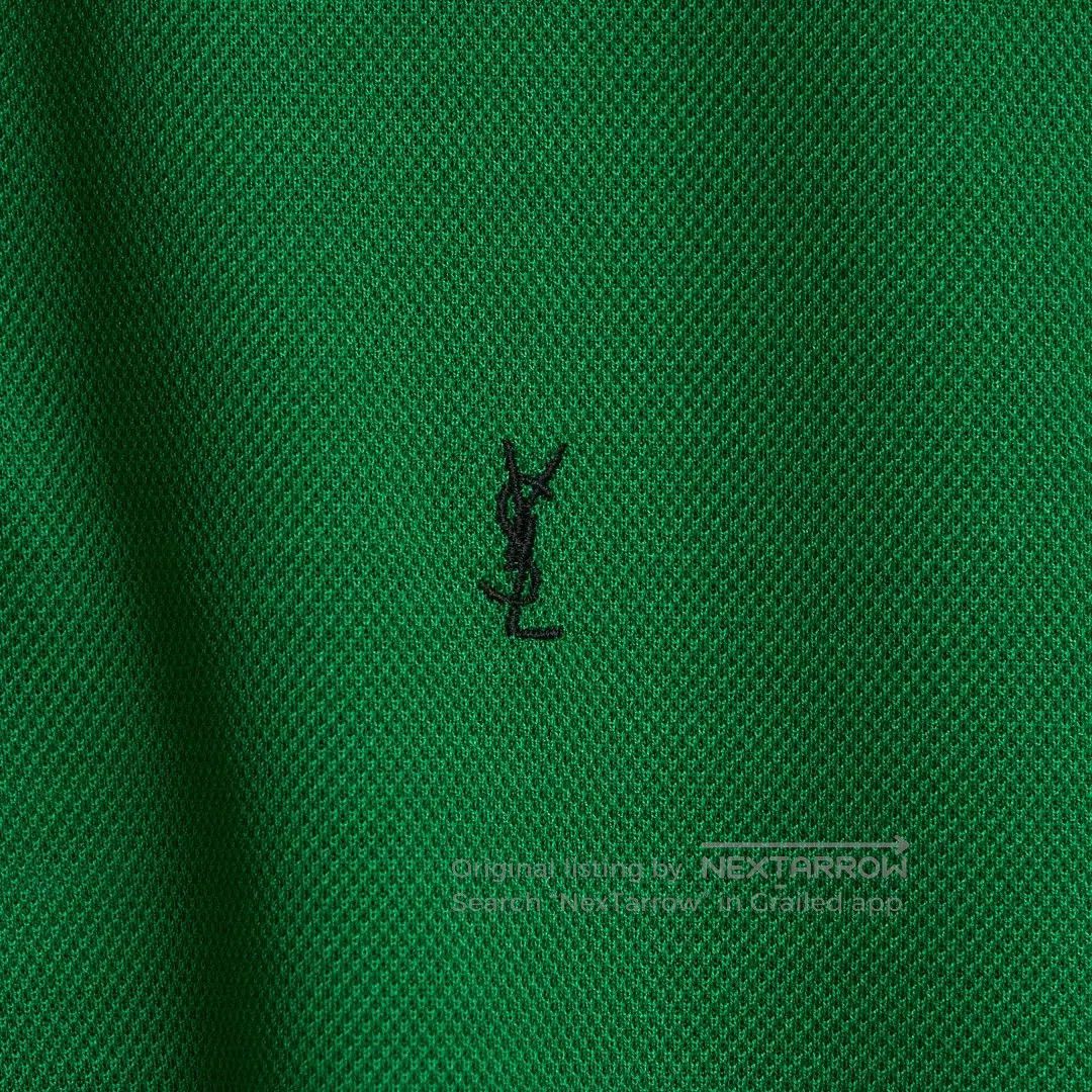 Saint Laurent Paris Saint Laurent Men's Logo Embroidered Polo. Size US M / EU 48-50 / 2 - 4 Thumbnail